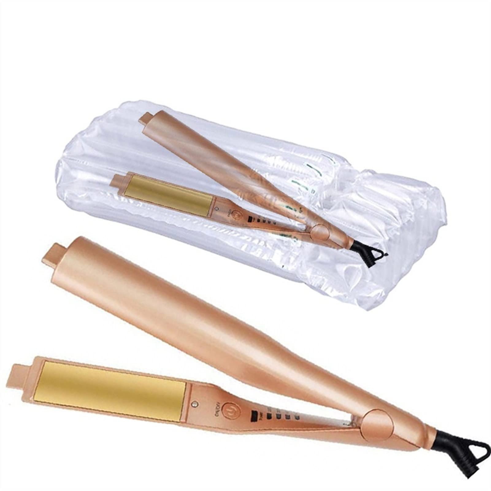 Tyfanag 2-in-1 Hair Curler and Straightener - Professional Negative Ion Flat Iron with Twist Curling Wand for Salon-Quality Styling (AU Plug) - Perfect for Home Use, Travel & Salon Styling