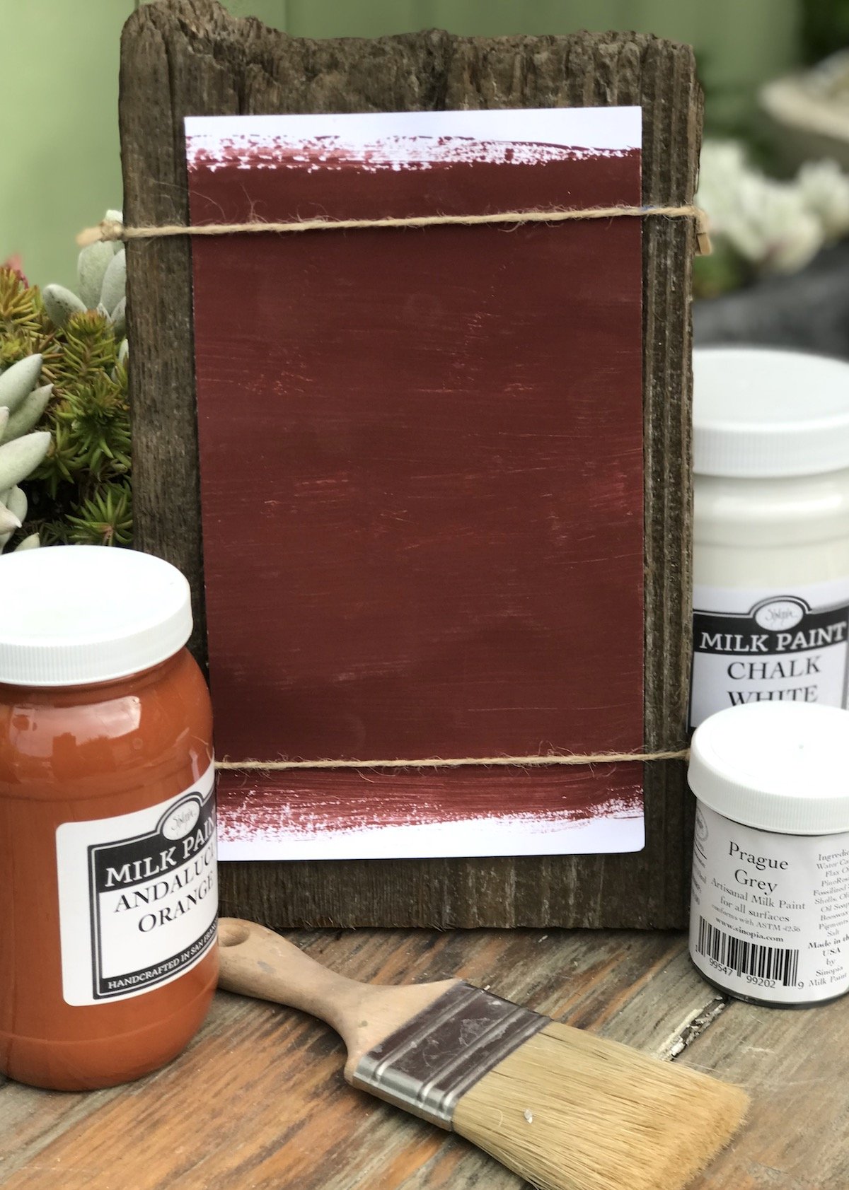 Sinopia All-Natural Artisanal Milk Paint - Turkish Red (1 Gallon) | Eco-Friendly, Non-Toxic Paint for Furniture Restoration, DIY Home Decor & Craft Projects