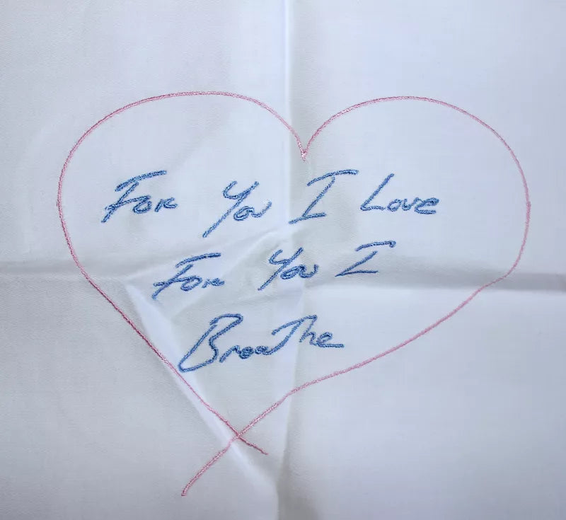 Tracey Emin 'For You I Love For You I Breathe' Art Print - Romantic Wall Decor for Bedroom, Living Room & Office