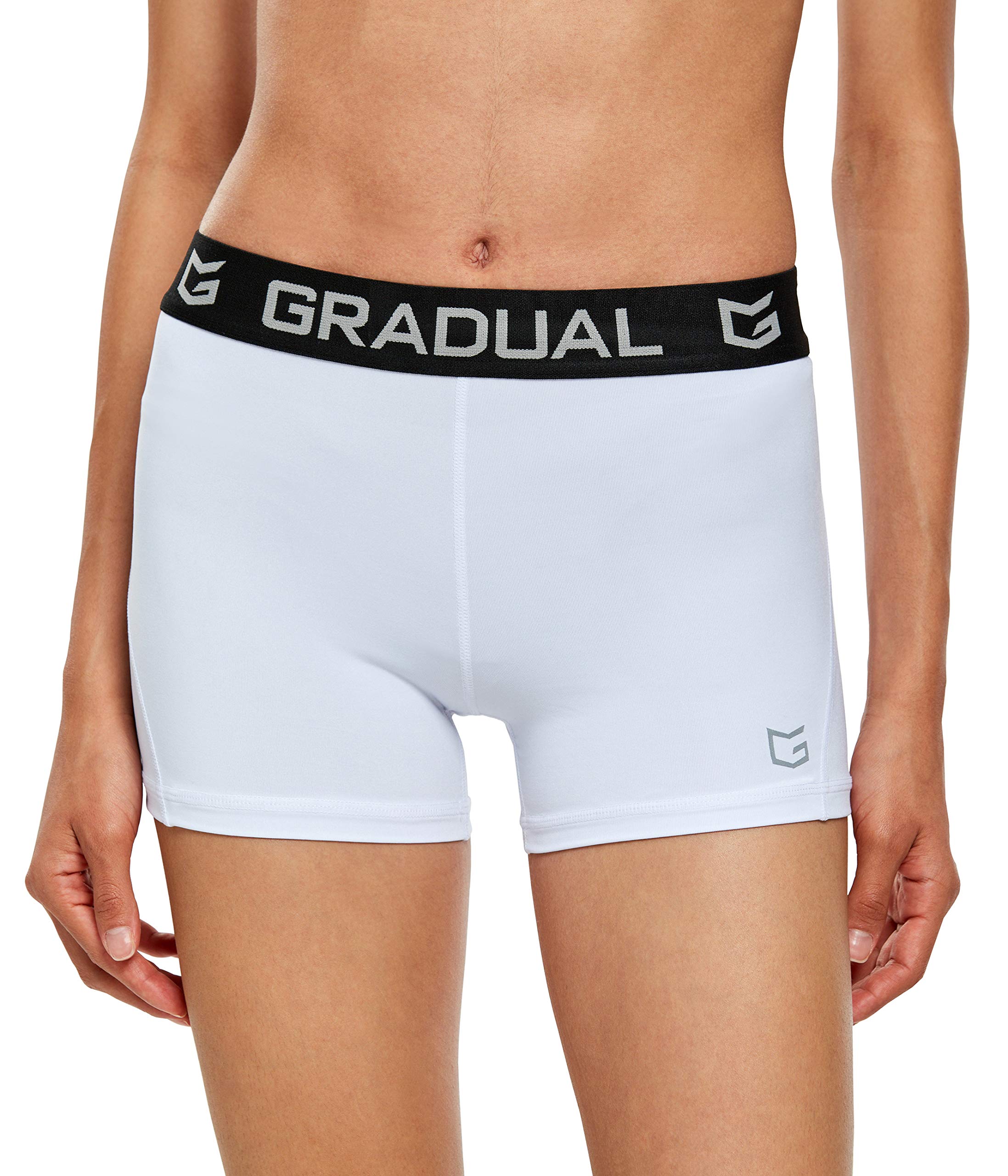 Best Women's Spandex Compression Volleyball Shorts - 3