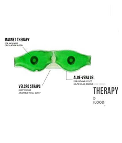 SHREE RAGHUVIR Aloe Vera Cooling Gel Eye Mask (Pack of 9) - Soothing Eye Patches for Dark Circles & Puffy Eyes | Perfect for Summer, Winter & Monsoon | Ice Cooling Sleeping Mask for Eye Care & Relaxation | Use for Travel, Work Stress & Beauty Routine