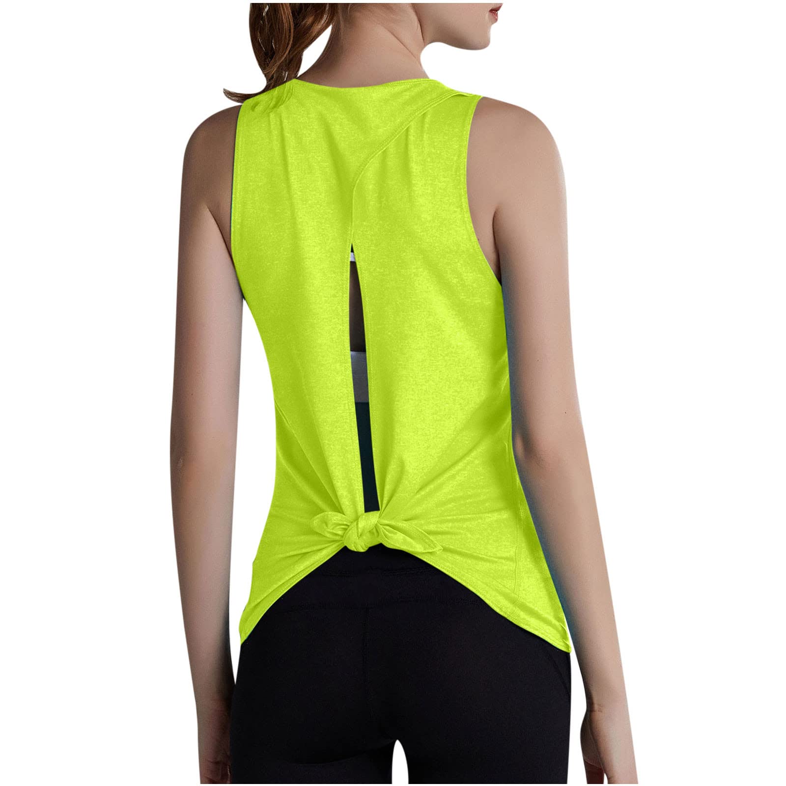 Qipopiq Women's Yoga Tank Top - Breathable Workout Vest for Running, Fitness & Sports | Perfect for Gym, Yoga & Outdoor Activities