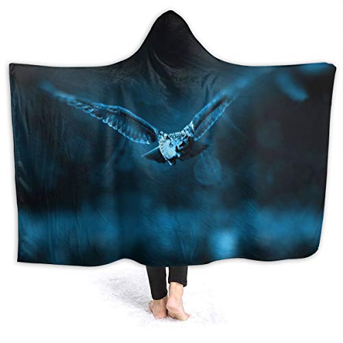 Cozy Wearable Blanket with Hood for Men & Women - Soft Sherpa Fleece Blanket for Fall & Winter - Perfect for Lounging, Camping, and Movie Nights