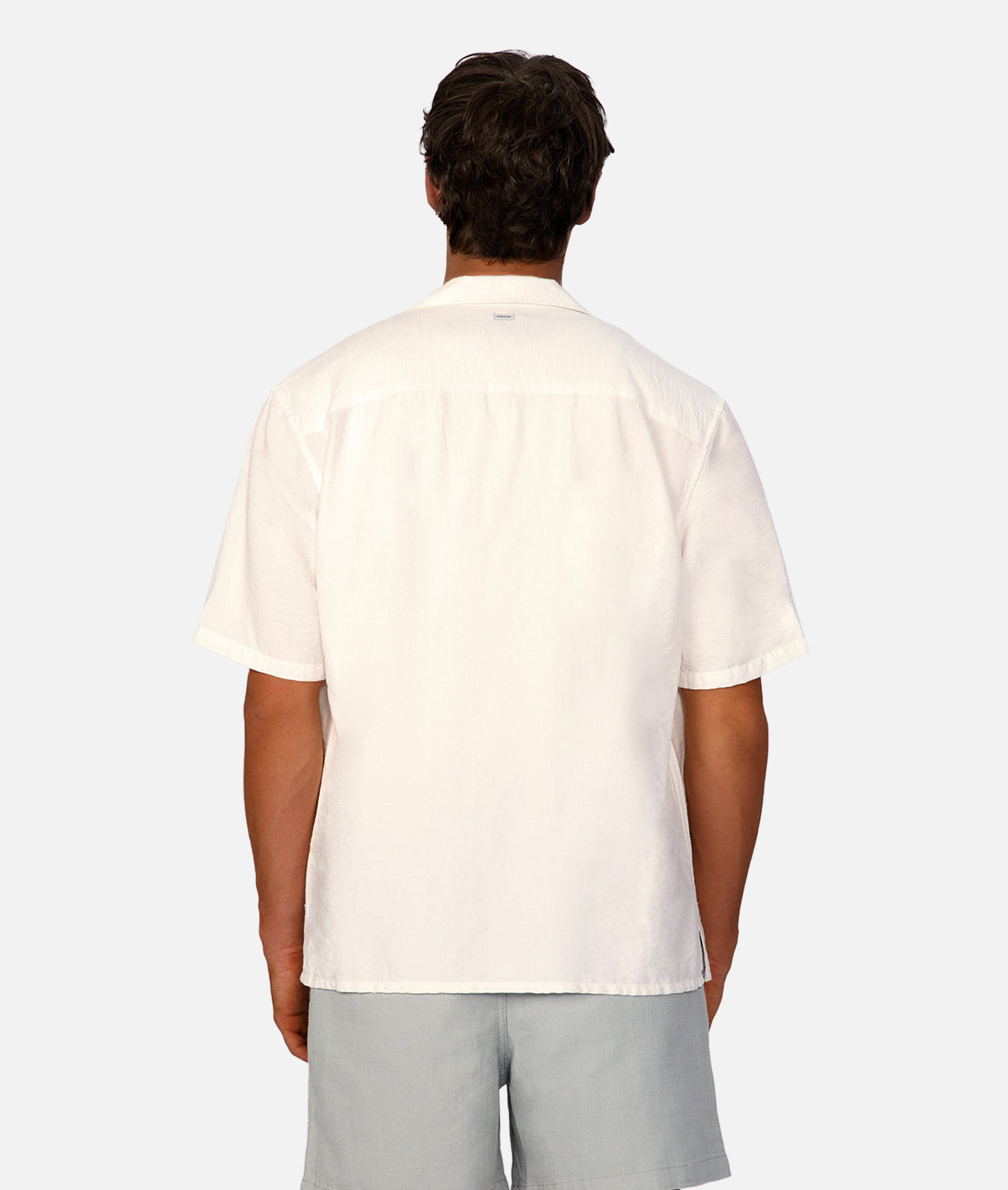 New Periera Short Sleeve Shirt in Off White | Men's Casual Summer Wear for Outdoor Activities & Travel