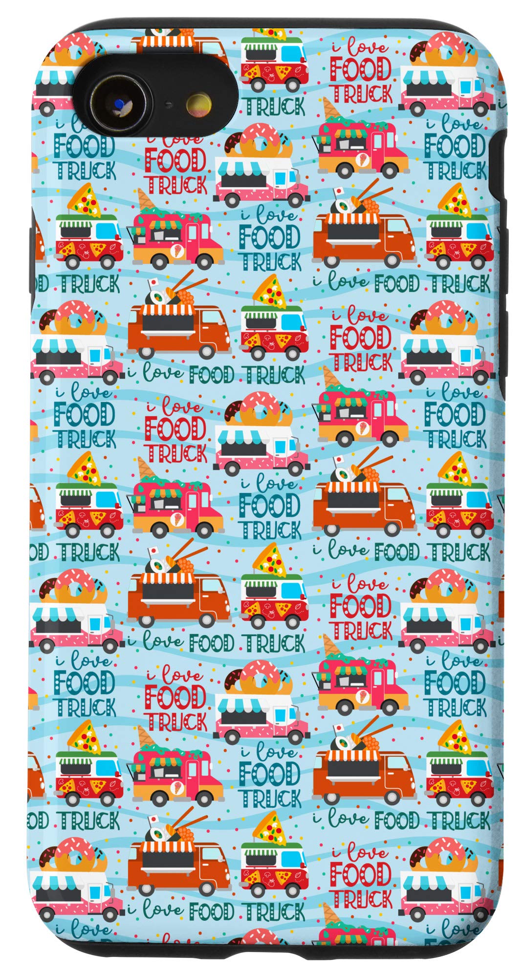 iPhone SE (2020) / 7 / 8 Shockproof Food Truck Themed Phone Case - Perfect for Chefs, Fast Food Lovers & Restaurant Workers (Durable Protection for Kitchen & Outdoor Use)