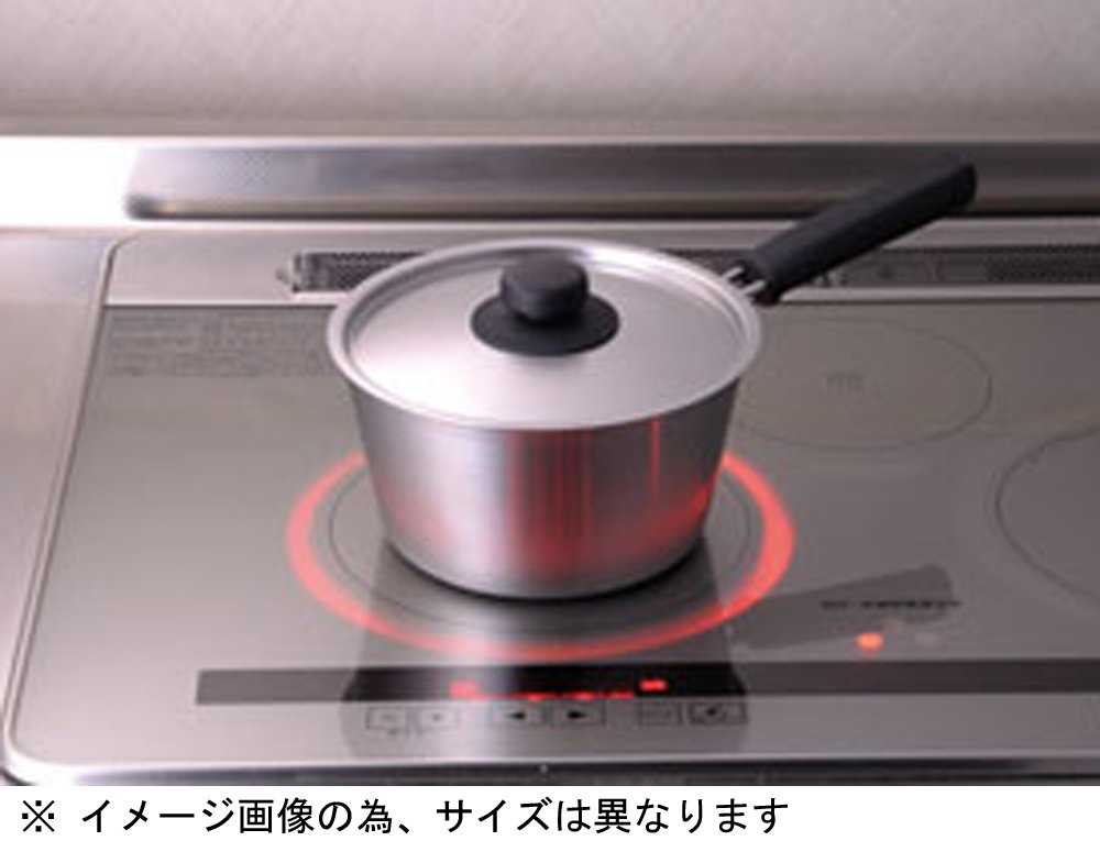 Yoshikawa SH8543 7.1-inch (18 cm) Stainless Steel Single Handle Cooking Pot - Perfect for Boiling, Steaming & Simmering Soups, Pasta & Vegetables