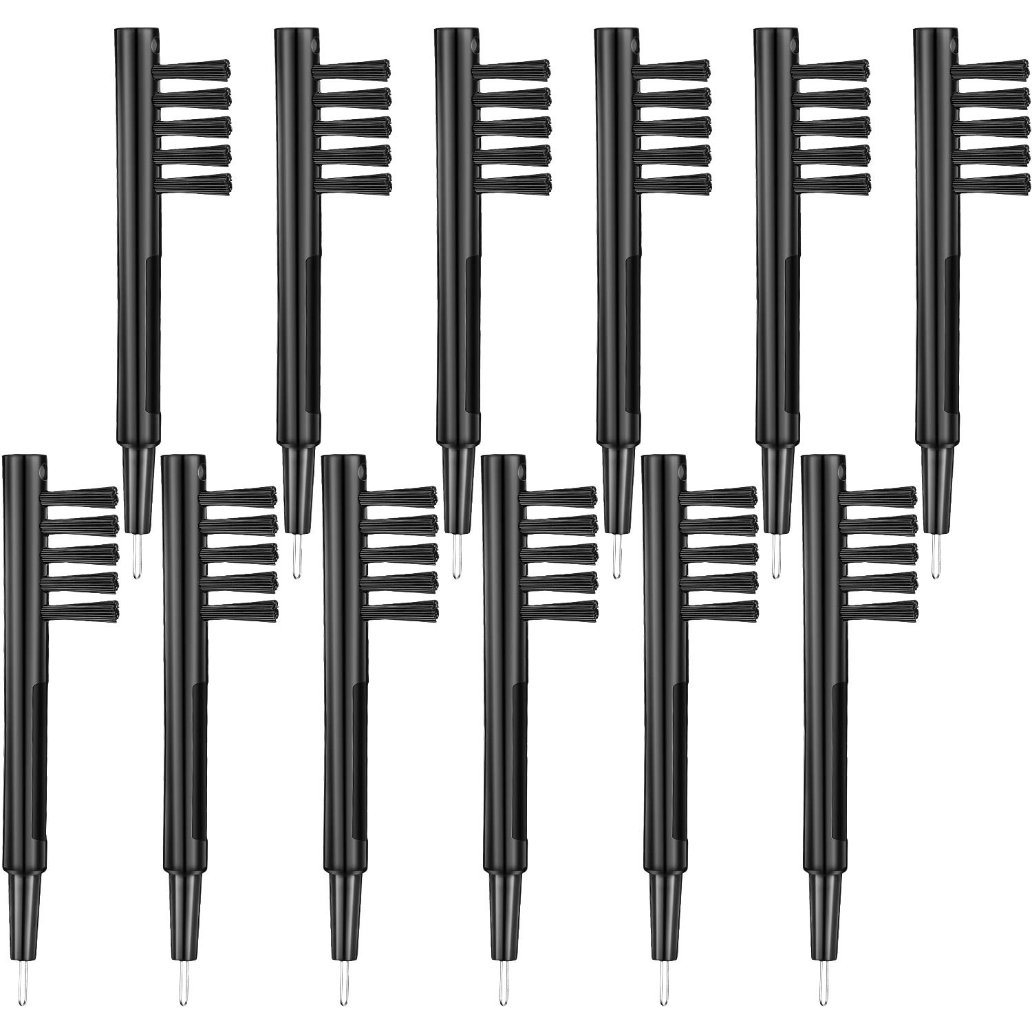 12-Piece Hearing Aid Cleaning Kit with Wax Loop & Magnet - Professional Cleaning Brushes for Hearing Aids & Amplifiers - Perfect Gift for Seniors & Loved Ones - Ideal for Daily Maintenance & Travel Use