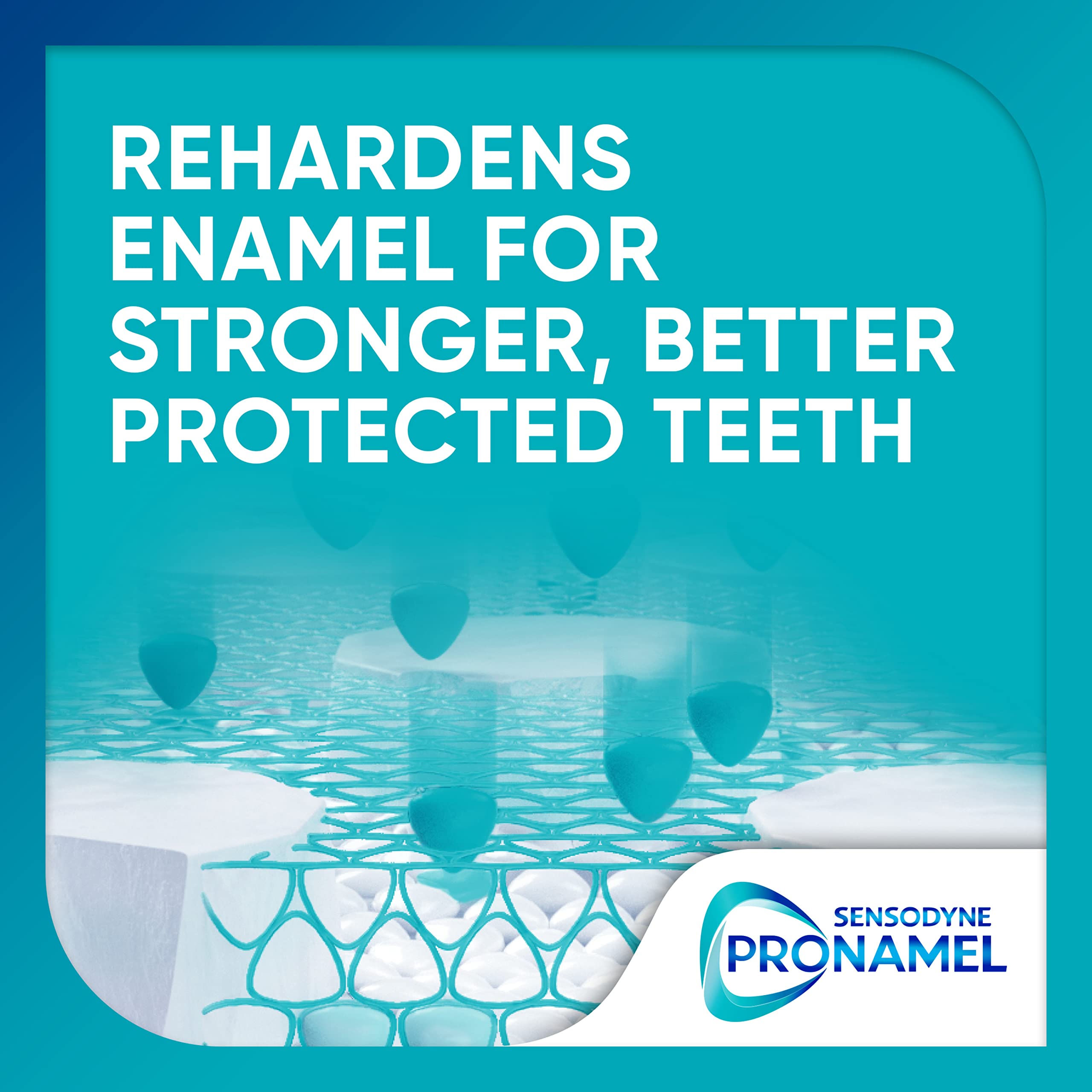 Sensodyne Pronamel Intensive Enamel Repair Toothpaste for Sensitive Teeth - Whitening, Cavity Protection & Enamel Strengthening, Arctic Breeze Flavor, 3.4 oz (Pack of 4) | Ideal for Daily Oral Care & Teeth Whitening at Home