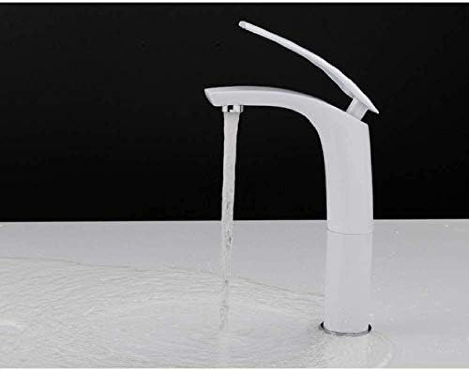 CRJUS Modern Single Handle Kitchen Faucet - Hot and Cold Water Mixer Tap for Sink, Stainless Steel Pull Down Sprayer with High Arc Spout - Perfect for Home, Restaurant, and Commercial Use