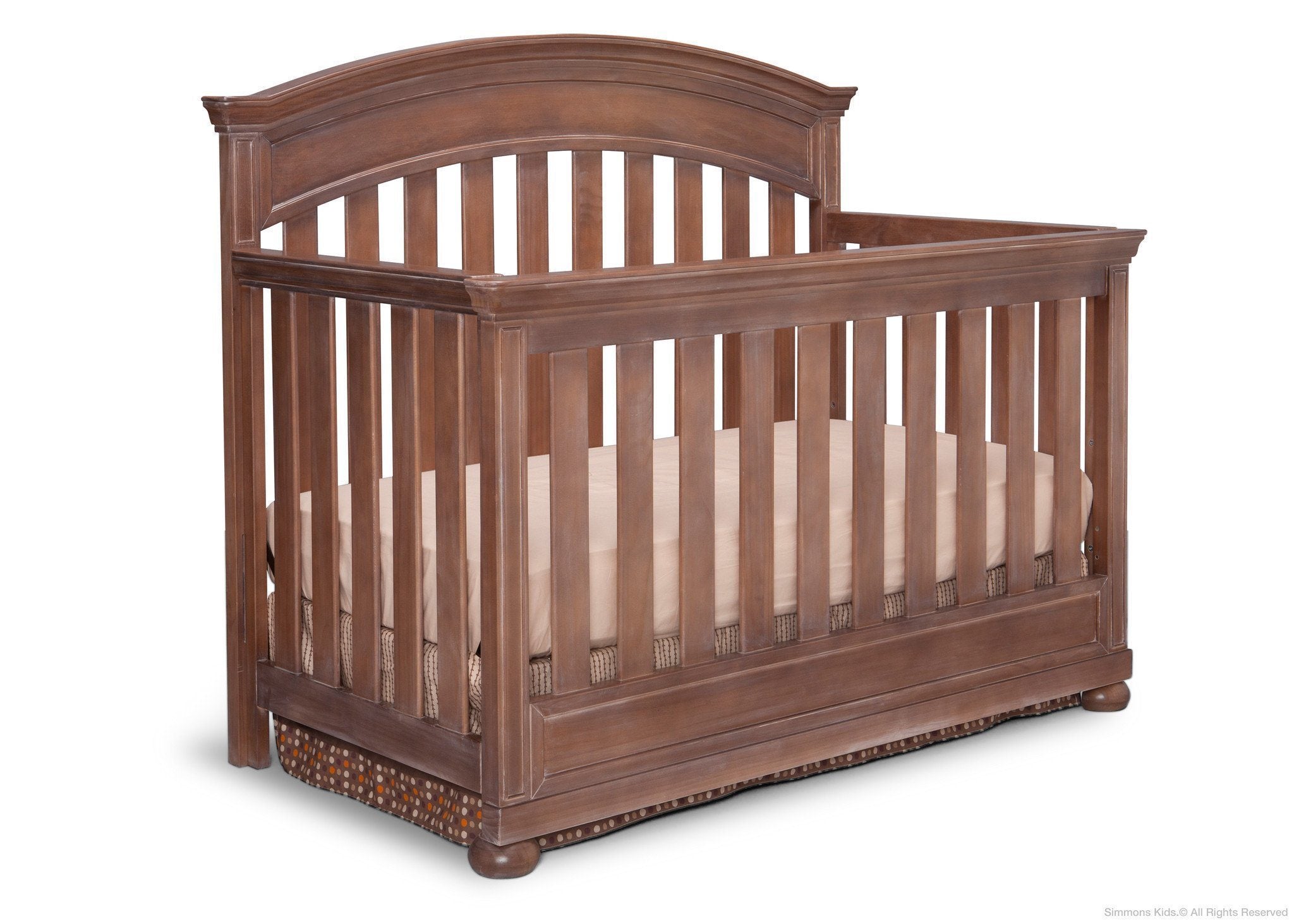 Chateau Crib 'N' More - Luxury Baby Crib with Convertible Design for Nursery, Toddler Bed & Daycare Use