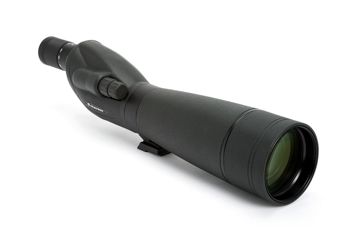 TrailSeeker 20-60x80 Straight Zoom Spotting Scope for Hunting, Bird Watching & Outdoor Adventures - High Power Magnification for Long Range Viewing