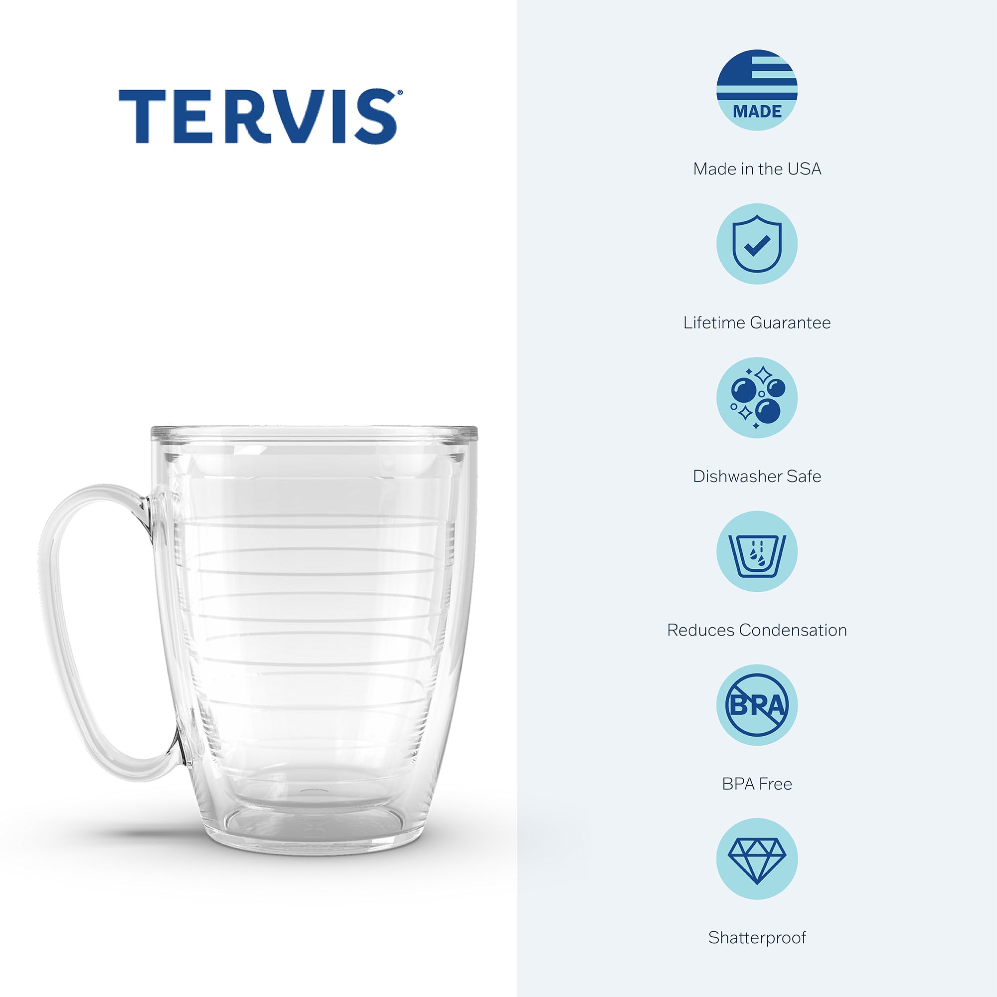Tervis Trailer Bears Insulated Tumbler - 16oz Double Wall Travel Mug, Keeps Drinks Hot & Cold - Made in USA, BPA-Free Clear Cup - Perfect for Coffee, Tea, and Beverages On-The-Go