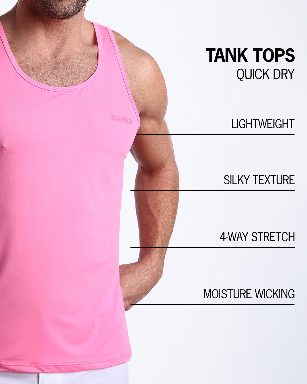 Men's Muscle Tank Top - Sleeveless Athletic Shirt for Gym, Workout & Fitness Training | Breathable Sportswear for Bodybuilding, Running & Nightclubbing