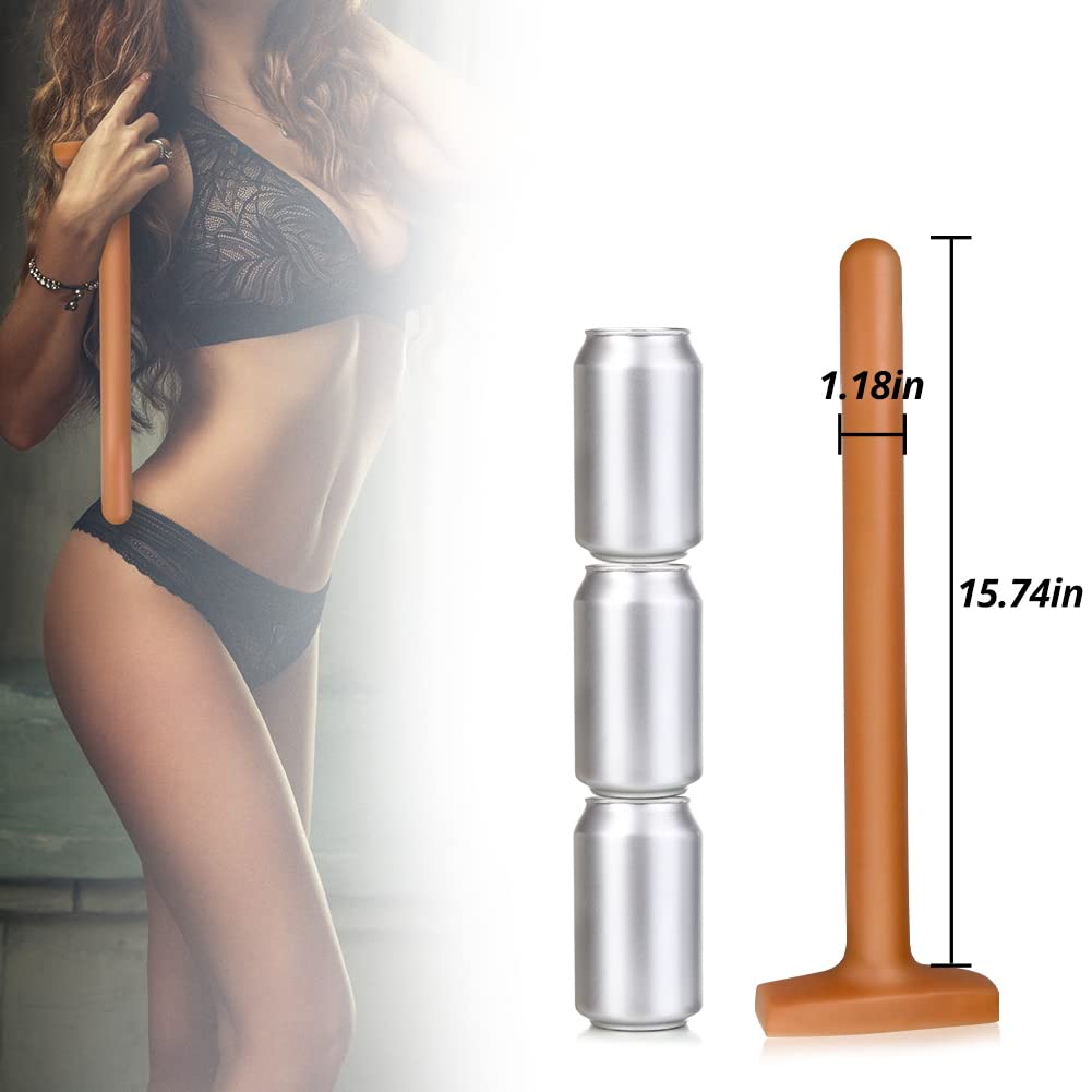 Extra Long Silicone Anal Plug - 15.74 Inch Prostate Massager for Men & Women | Soft Flexible Butt Plug Sex Toy for SM Games, Couples Play & Solo Pleasure | Perfect for Beginners & Advanced Users