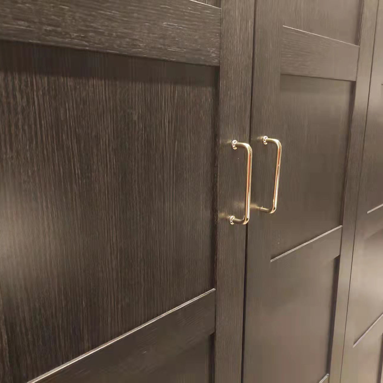 Polished Gold Cabinet Handles 128mm - Elegant Drawer Pulls for Kitchen, Bathroom & Furniture (Set of 10) - Perfect for Modern Home Decor, Cabinet Upgrades & DIY Projects