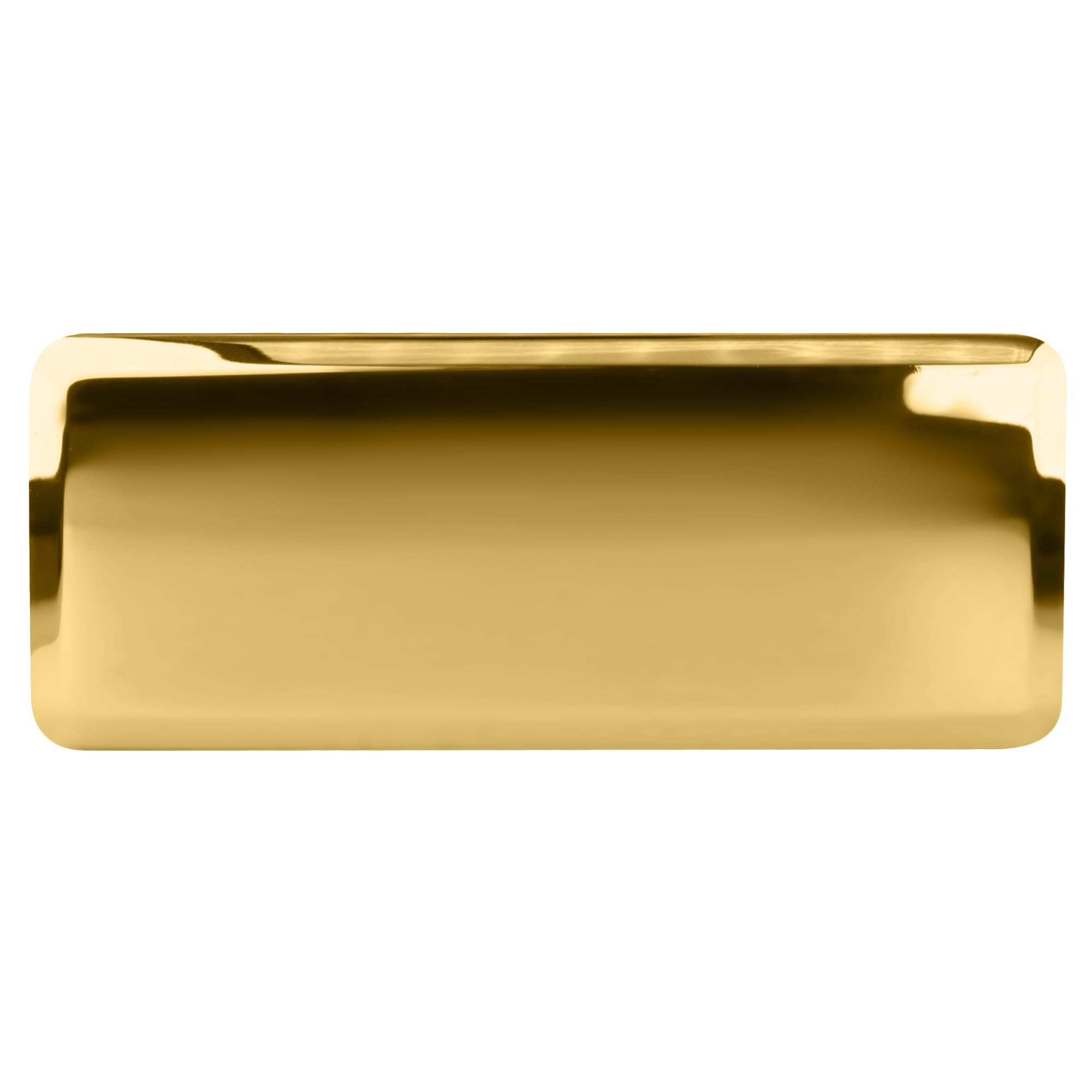 CRL BGC180BR Polished Brass Beveled 180° Glass-to-Glass Clamp - Premium Hardware for Shower Doors, Glass Partitions & Display Cases