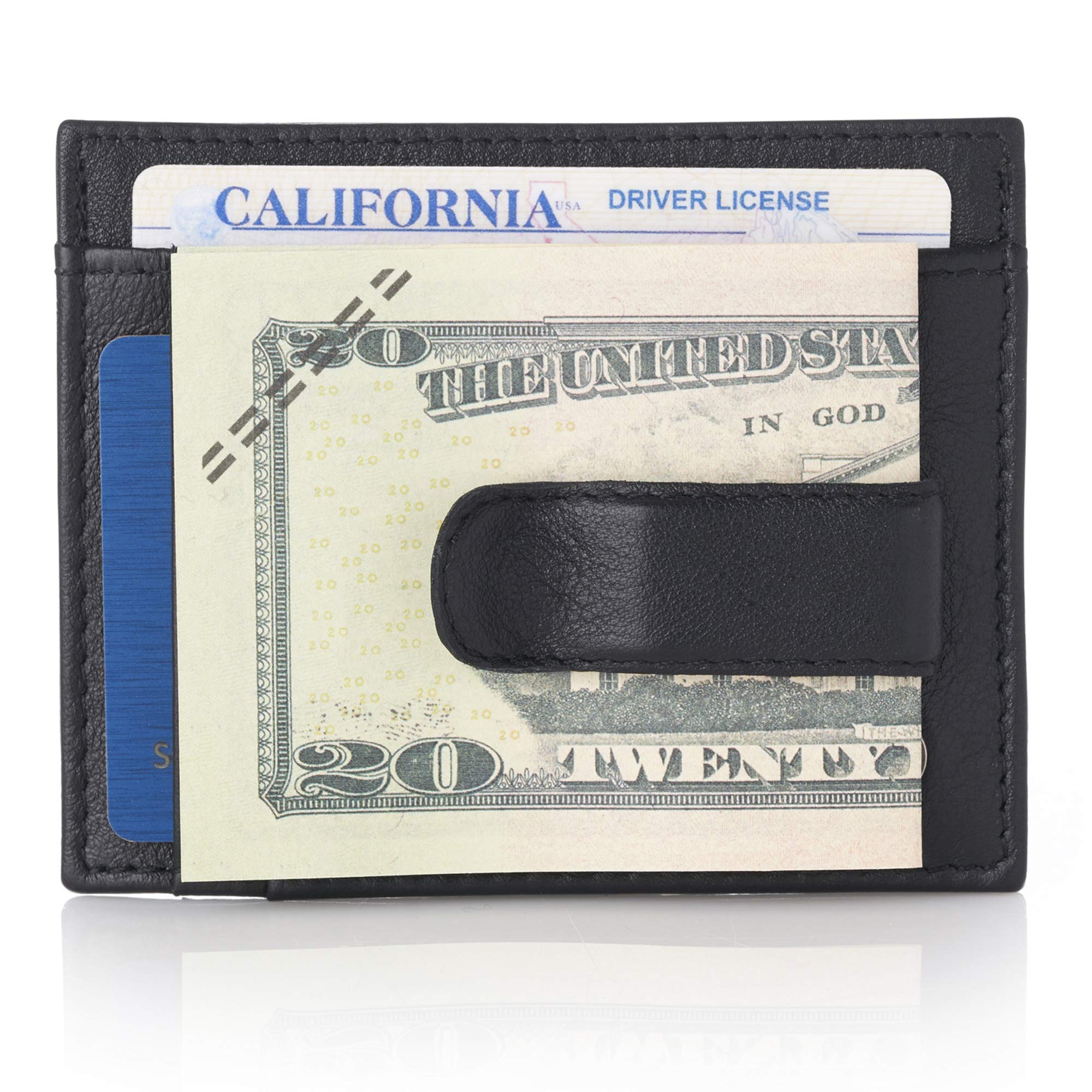 Alpine Swiss RFID Blocking Money Clip Wallet for Men - Slim Front Pocket Wallet with Credit Card Holder - Perfect for Travel, Business & Everyday Use