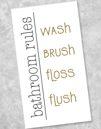 Follow The Rules Guest Towel Napkins - 36 Count Cotton Cocktail Napkins for Parties, Weddings & Home Decor - Perfect for Drinks, Appetizers & Elegant Entertaining
