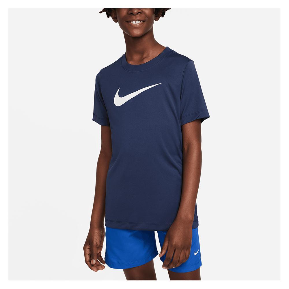 Boys' Dri-FIT Legend Performance T-Shirt - Moisture Wicking Activewear for Sports & Play