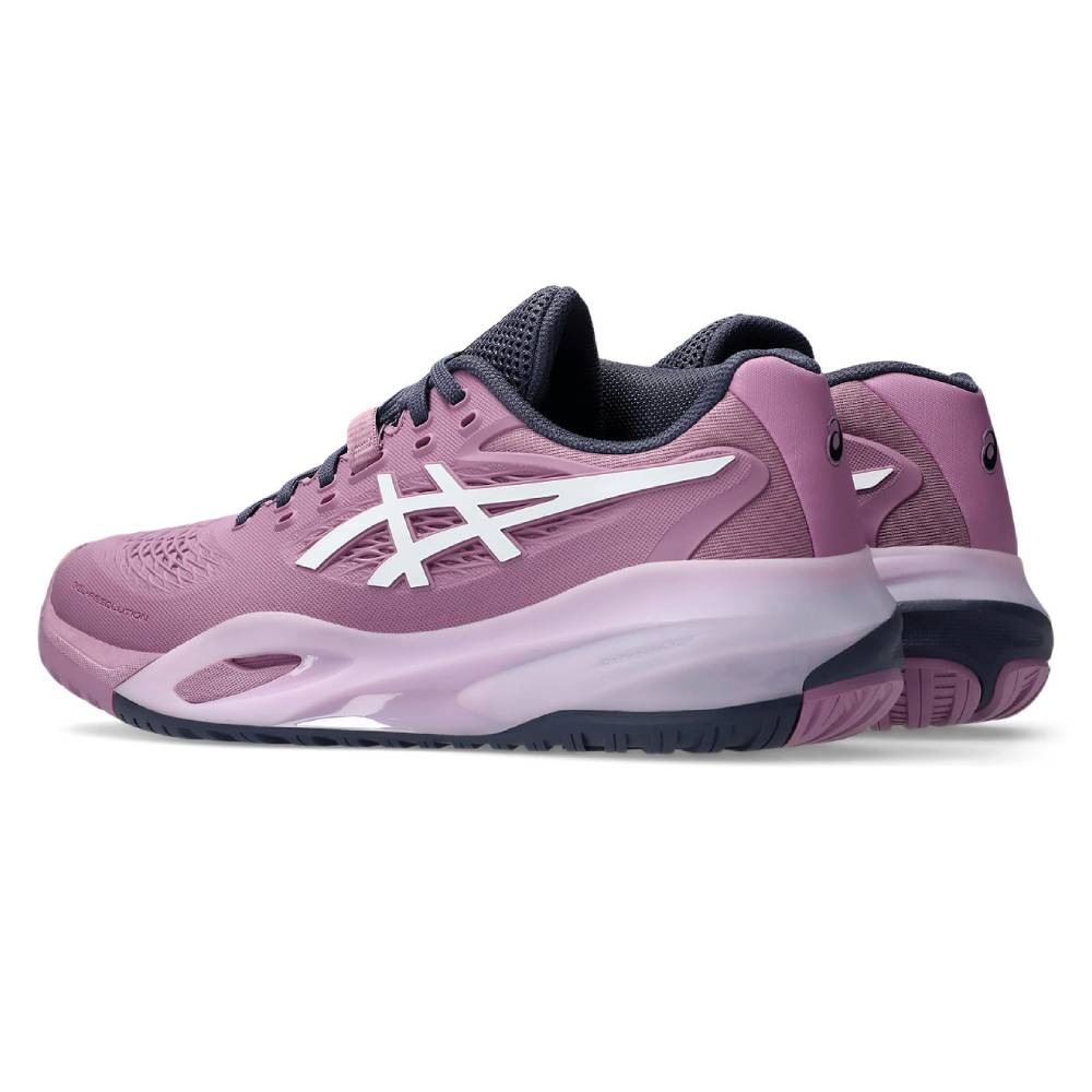 ASICS Gel Resolution X Wide Women's Tennis Shoes - Ube Pink/White | Stability & Cushioning for Competitive Play | Perfect for Hard Court Matches & Training Sessions