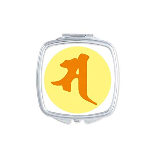 DIYthinker Portable Compact Pocket Mirror - Double Sided Glass with Sanskrit & Cultural Patterns - Perfect for Travel, Makeup, and Meditation