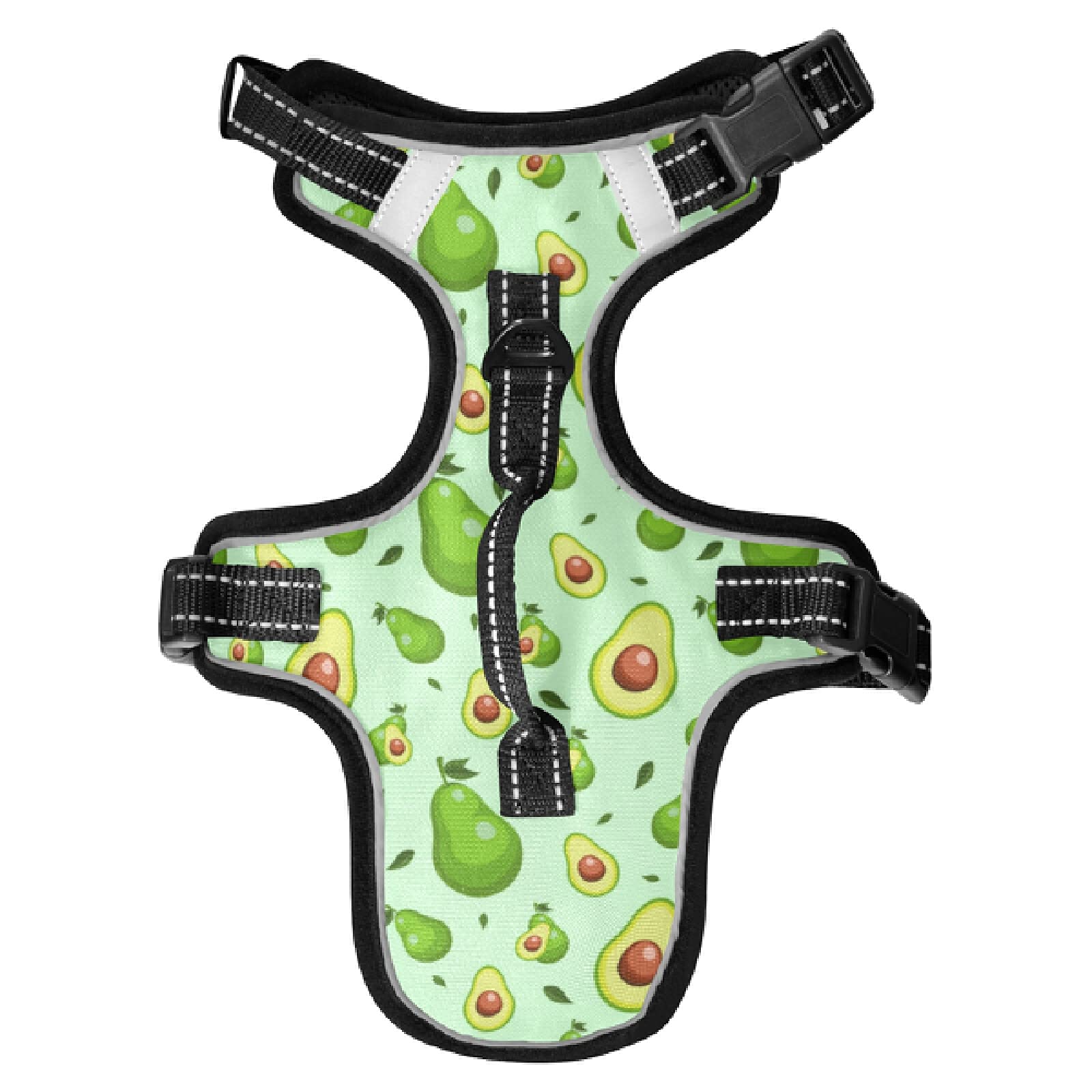 Xigua No-Pull Reflective Dog Harness for Small & Medium Dogs - Breathable Pet Vest with Nylon Handle - Perfect for Walking, Running & Nighttime Safety