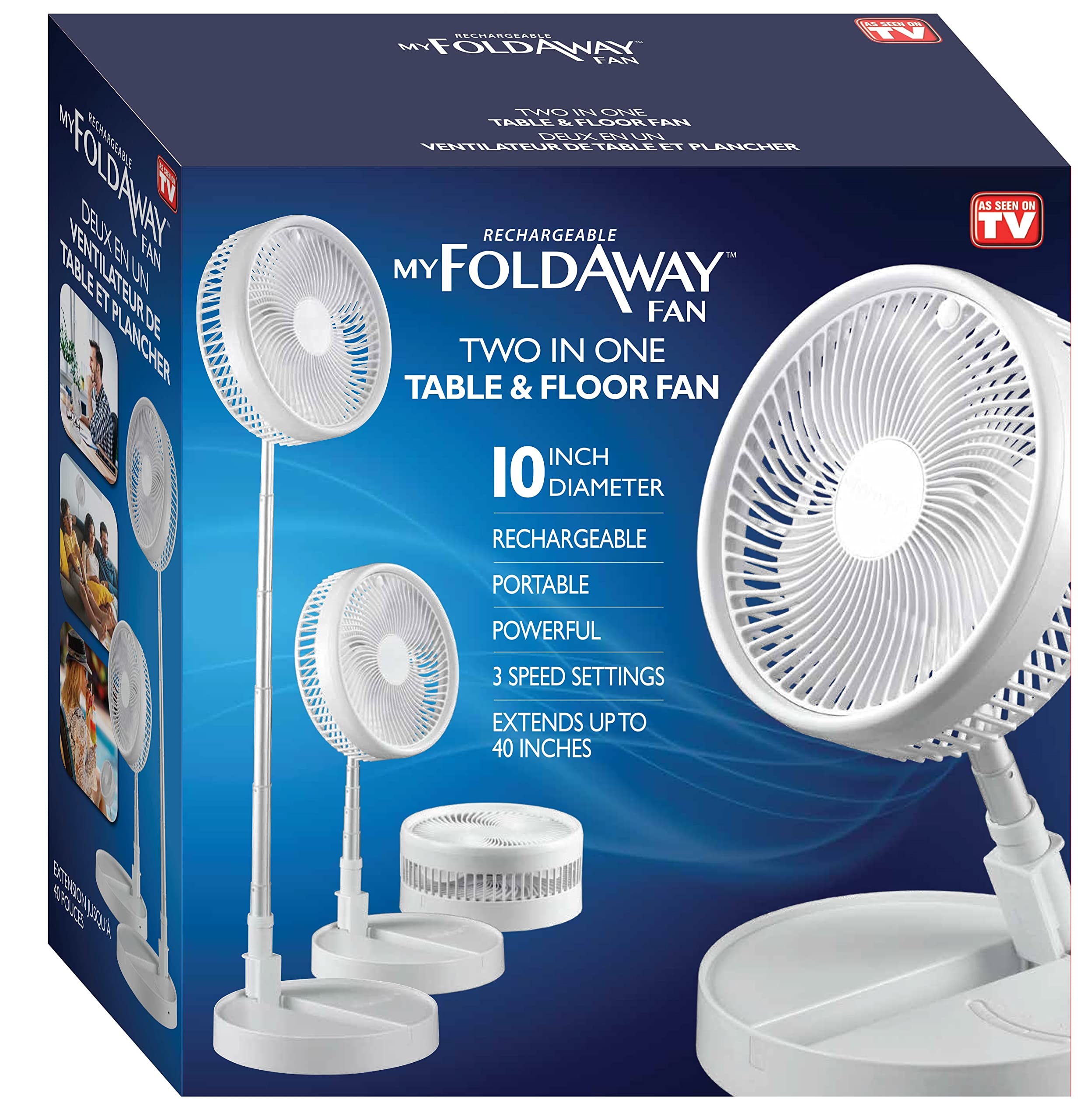 Bell+Howell MY FOLDAWAY FAN 10