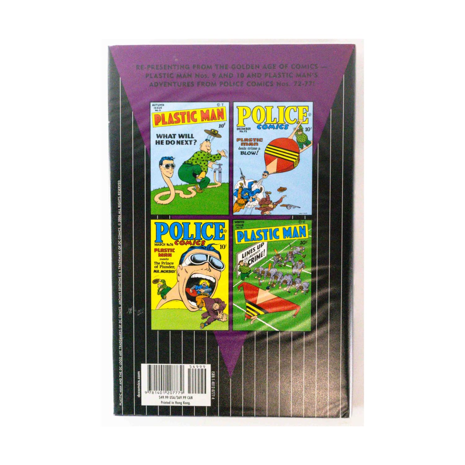 The Plastic Man Archives Vol. 8 - Classic Comic Book Collection for Superhero Fans | Perfect for Collectors, Gifts & Comic Book Reading