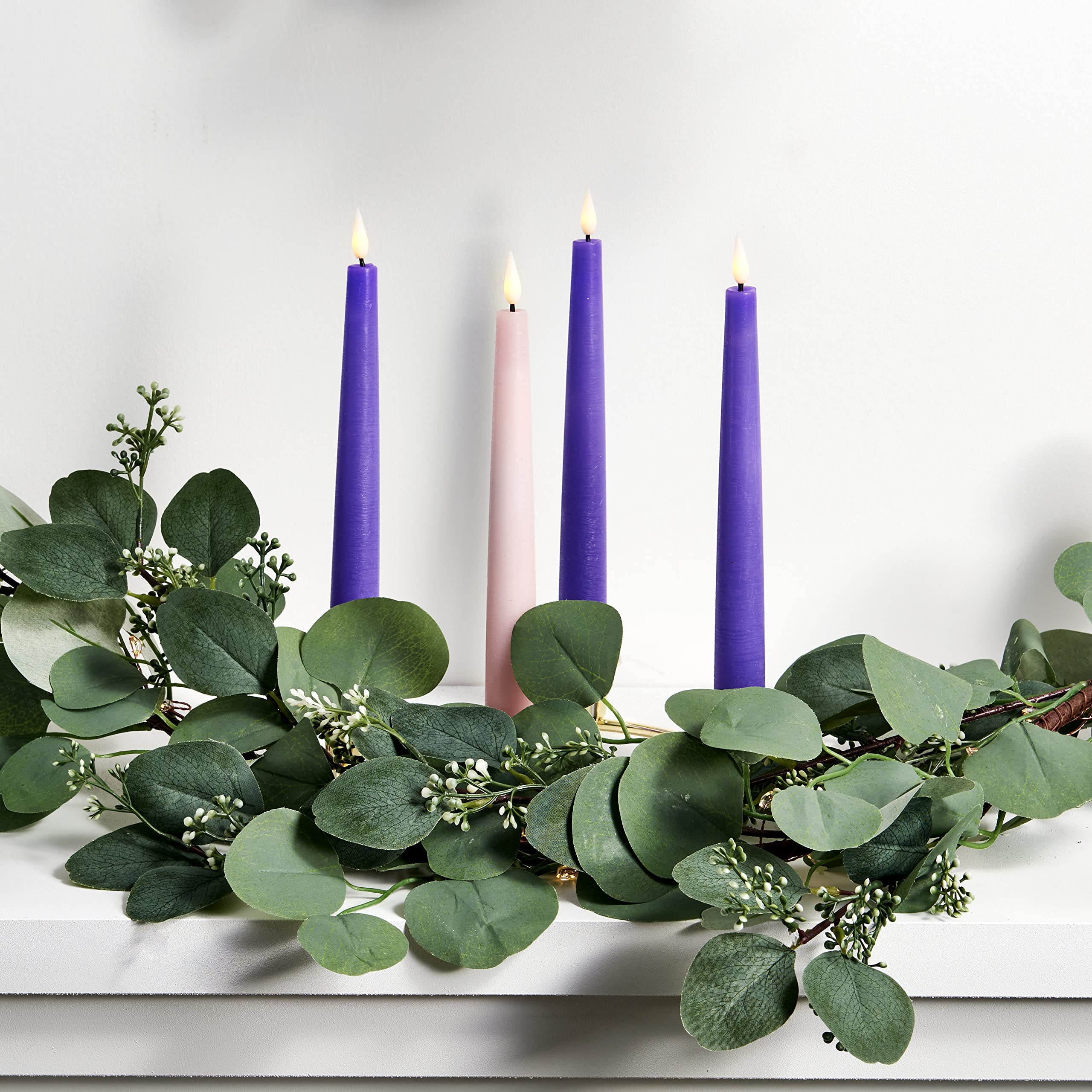 Battery Operated Flameless Candles Set of 4 - 9