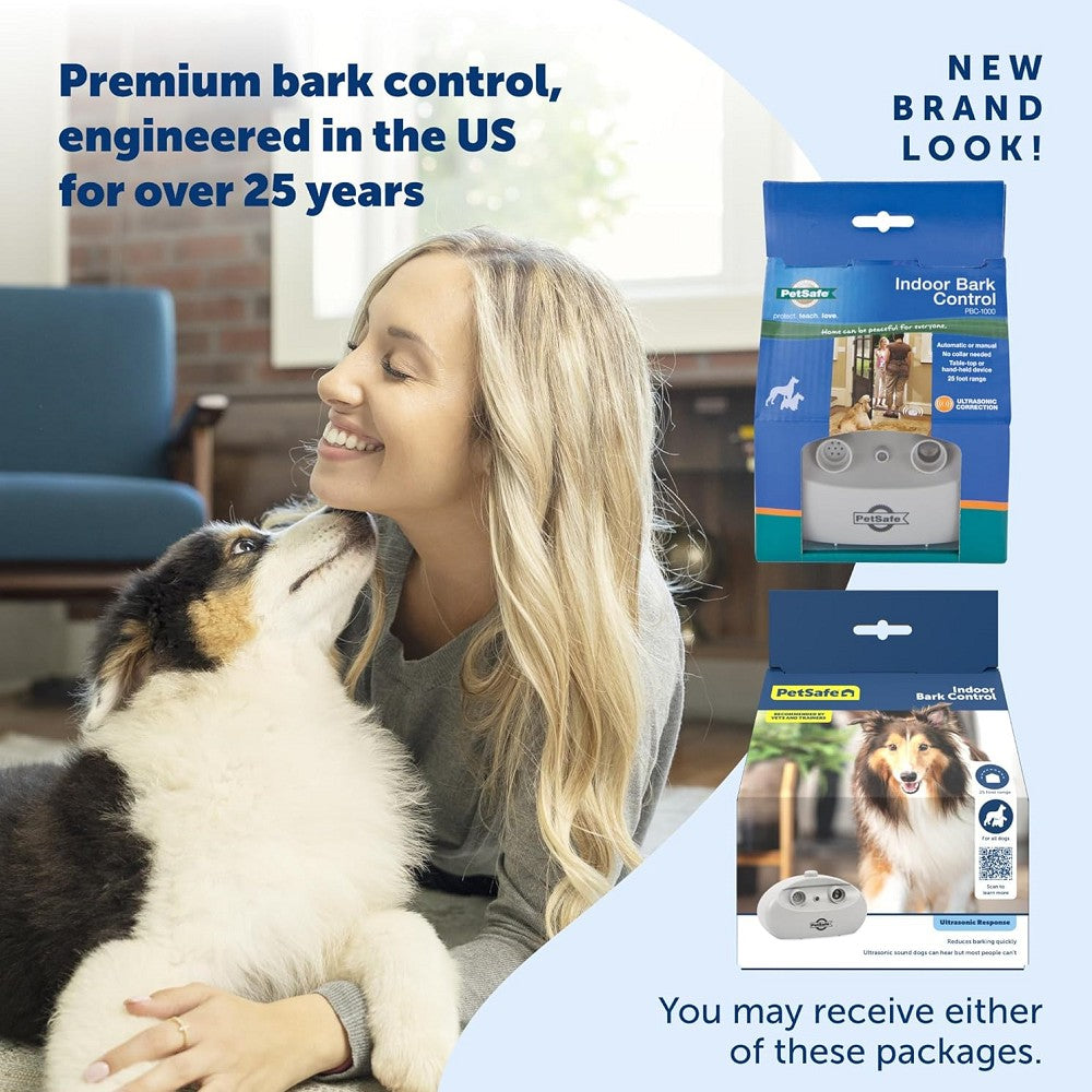 Indoor Ultrasonic Bark Control Device - Stop Dog Barking with Safe Sound Technology | Perfect for Apartments & Quiet Homes