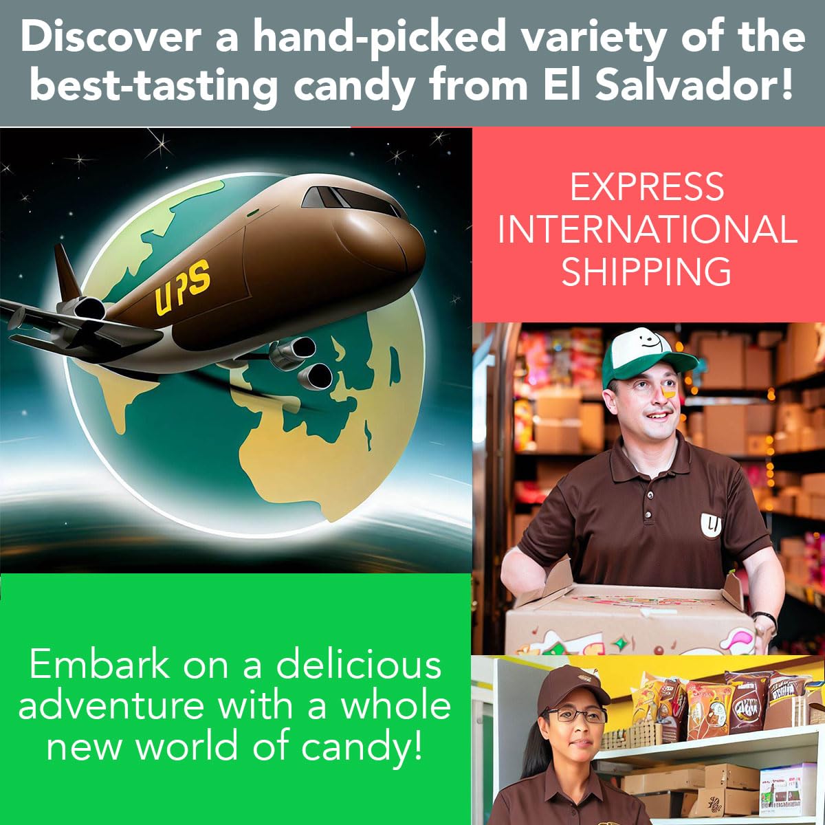 Charloo World Candy Box - 36 Exotic & Rare Sweets for Gifts & Parties