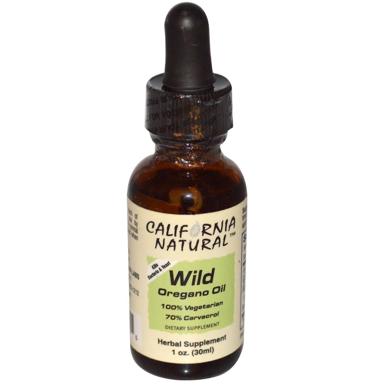 Premium California Natural Wild Oregano Oil - 1 Fl Oz (30ml) - USDA Organic, Cold-Pressed, Immune Support - Perfect for Aromatherapy, Cooking & DIY Remedies