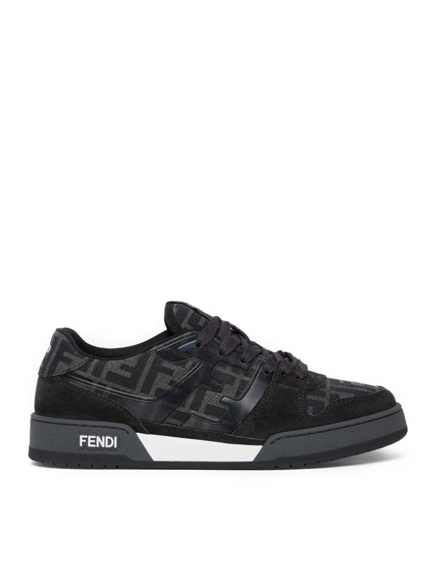 FENDI Match Sneakers for Women - Fashionable High-Top White Leather Shoes | Casual, Streetwear & Luxury Everyday Wear