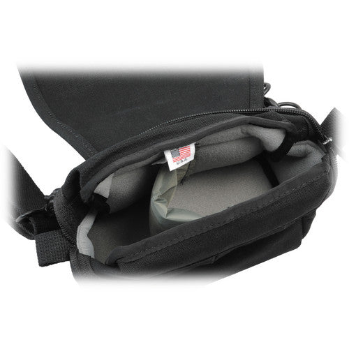 Domke F 5XA Small Shoulder & Belt Bag for Photographers - Compact Camera Bag (Black) - Perfect for Travel, Hiking & Everyday Use