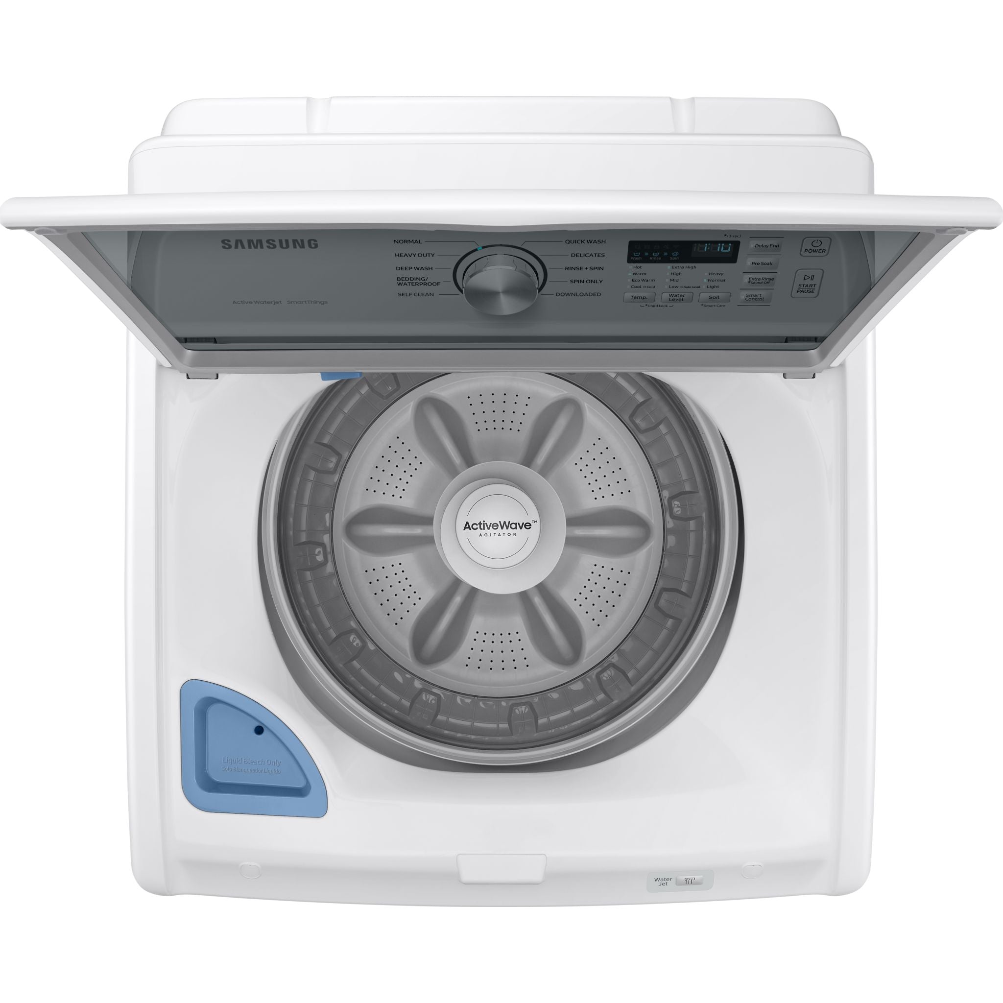Samsung WA46CG3505AWA4 4.5 Cu. Ft. White Top Load Washing Machine - Large Capacity Washer for Family Laundry, Bedding & Heavy Loads