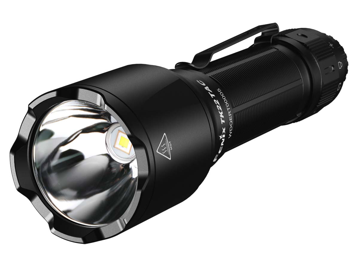 Fenix TK22 TAC Tactical Flashlight - 1000 Lumens, Rechargeable, Waterproof for Outdoor, Camping, Hunting & Emergency Use