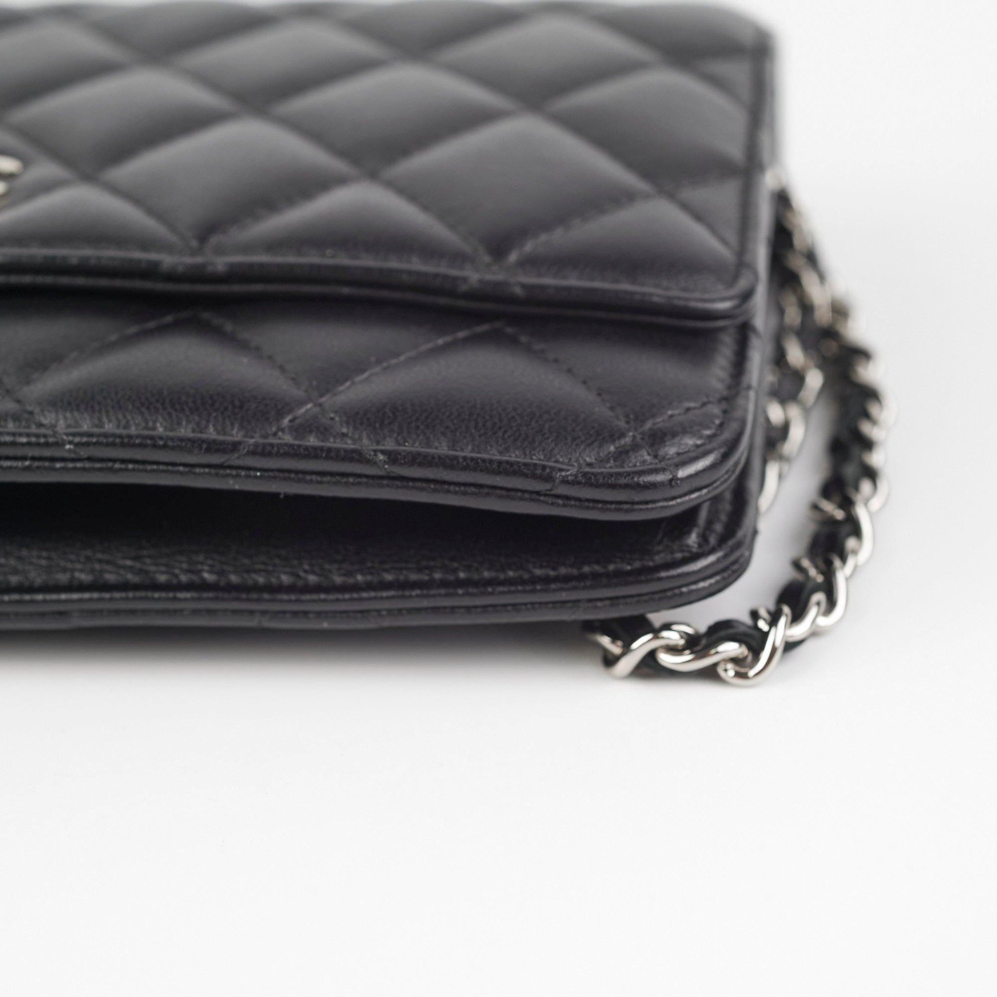 Chanel Lambskin Black Wallet On Chain WOC - Luxury Crossbody Bag for Women, Perfect for Evening Parties & Daily Use