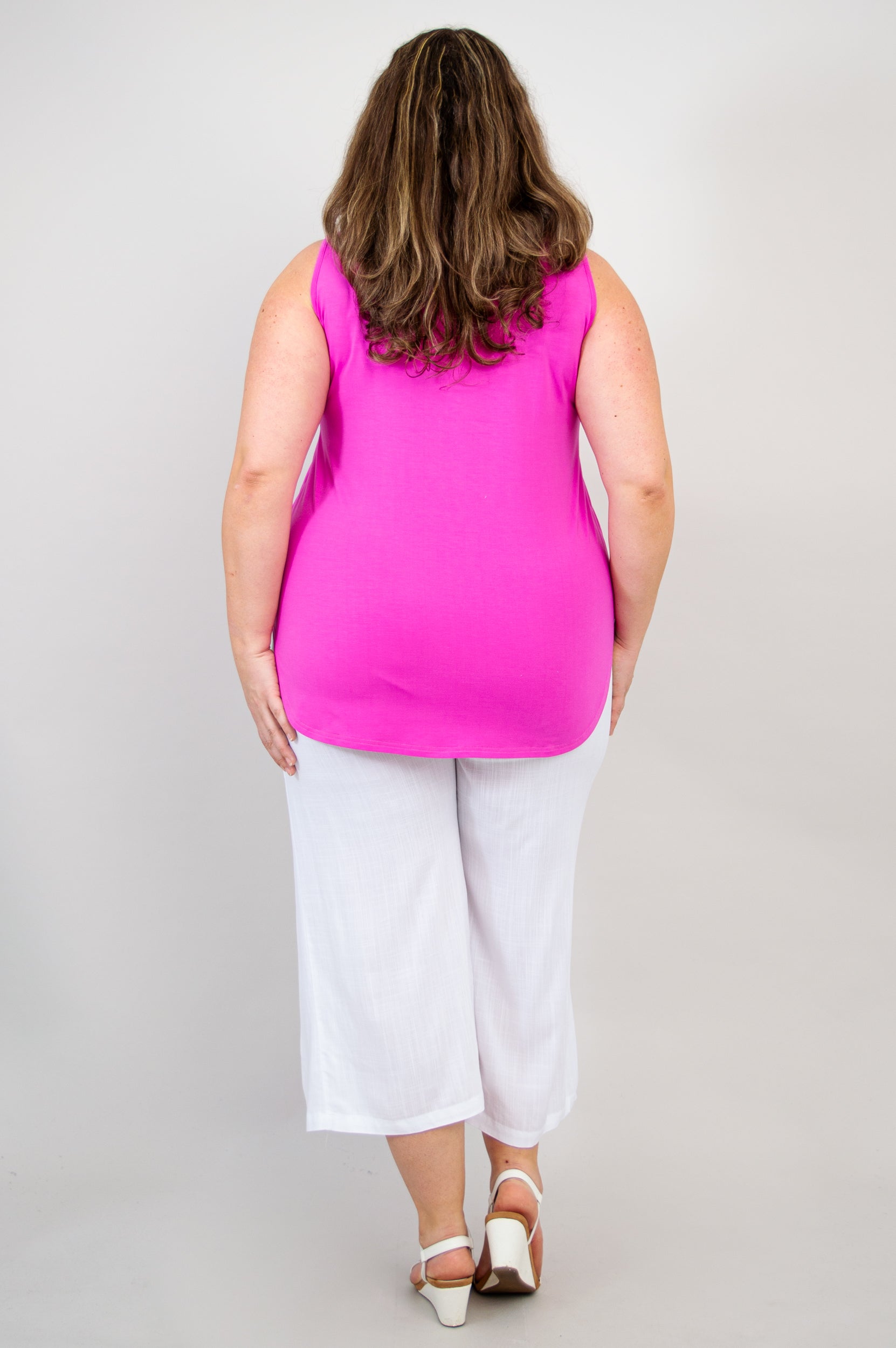 Stylish Pink Bamboo Jazz Tank Top for Women | Breathable & Comfortable | Perfect for Yoga, Dance & Summer Outfits