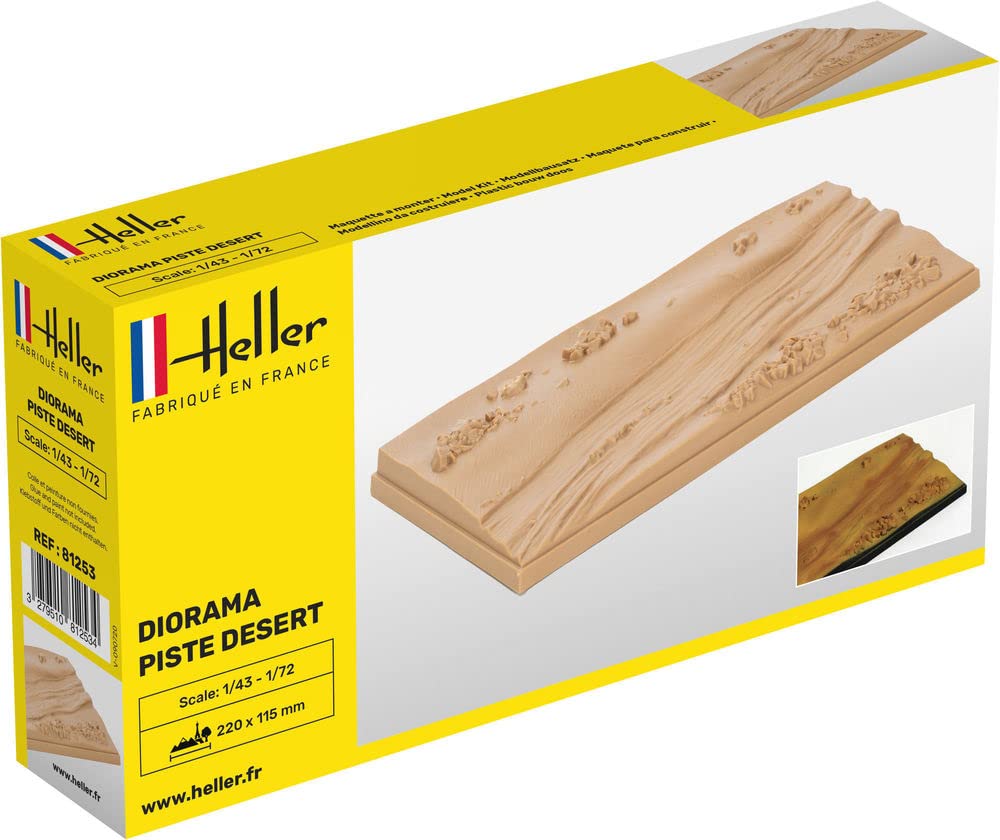 Heller 81253 Desert Track Model Building Accessory Kit - Perfect for Military Dioramas, Wargaming Scenes & Scale Model Train Layouts