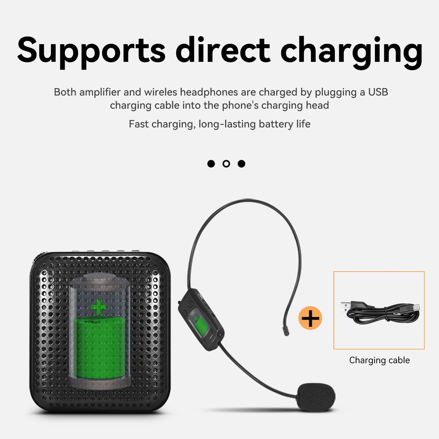 Wireless Voice Amplifier with UHF Microphone Headset - Portable Personal Mini Speaker for Teachers, Seniors, Meetings & Outdoor Activities | Perfect for Classroom Teaching, Yoga Coaching, Public Speaking & Training Sessions