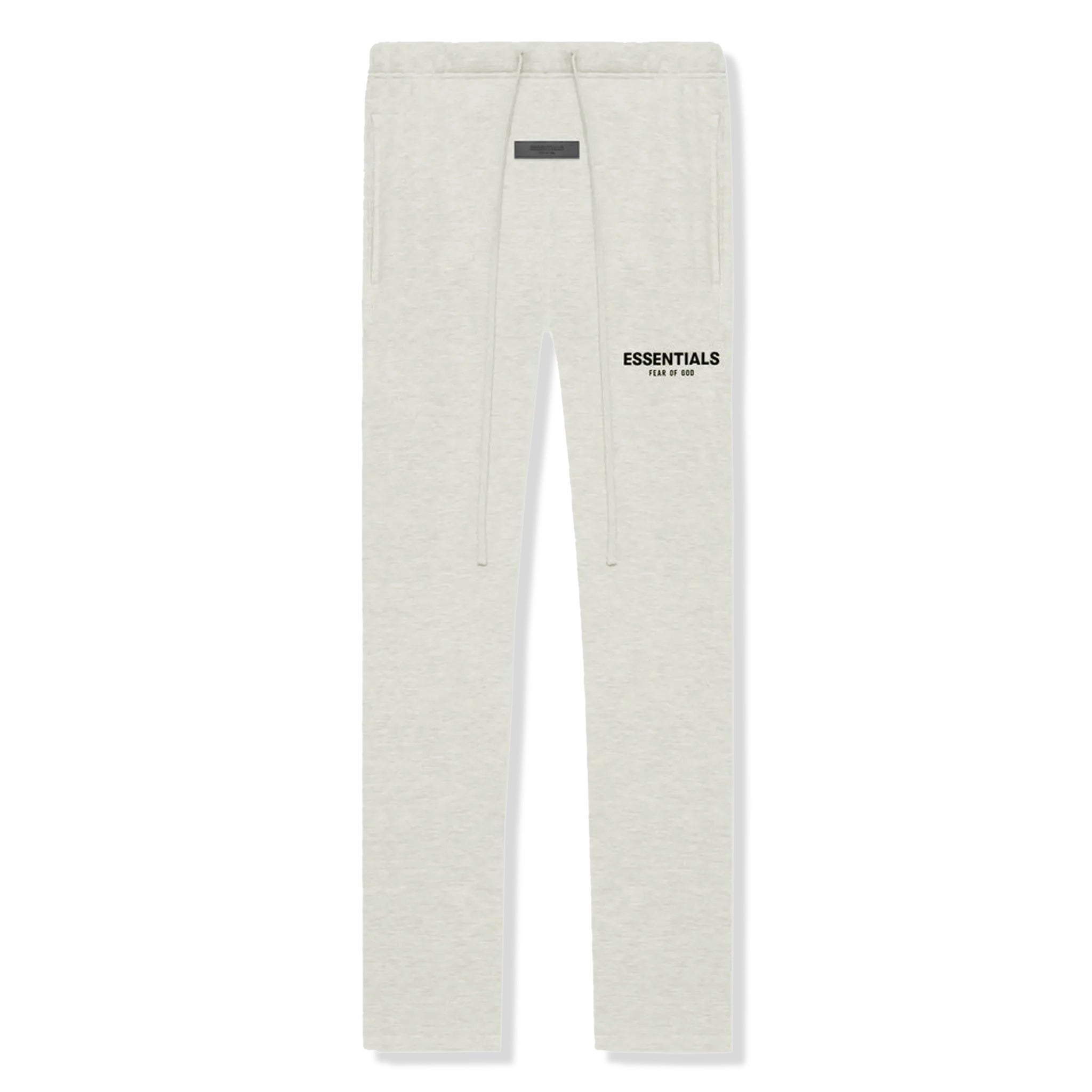 Fear Of God Essentials Relaxed Fit Light Oatmeal Sweatpants for Men - Comfortable Casual Joggers (SS22 Collection) | Perfect for Lounge Wear, Gym, and Street Style Outfits