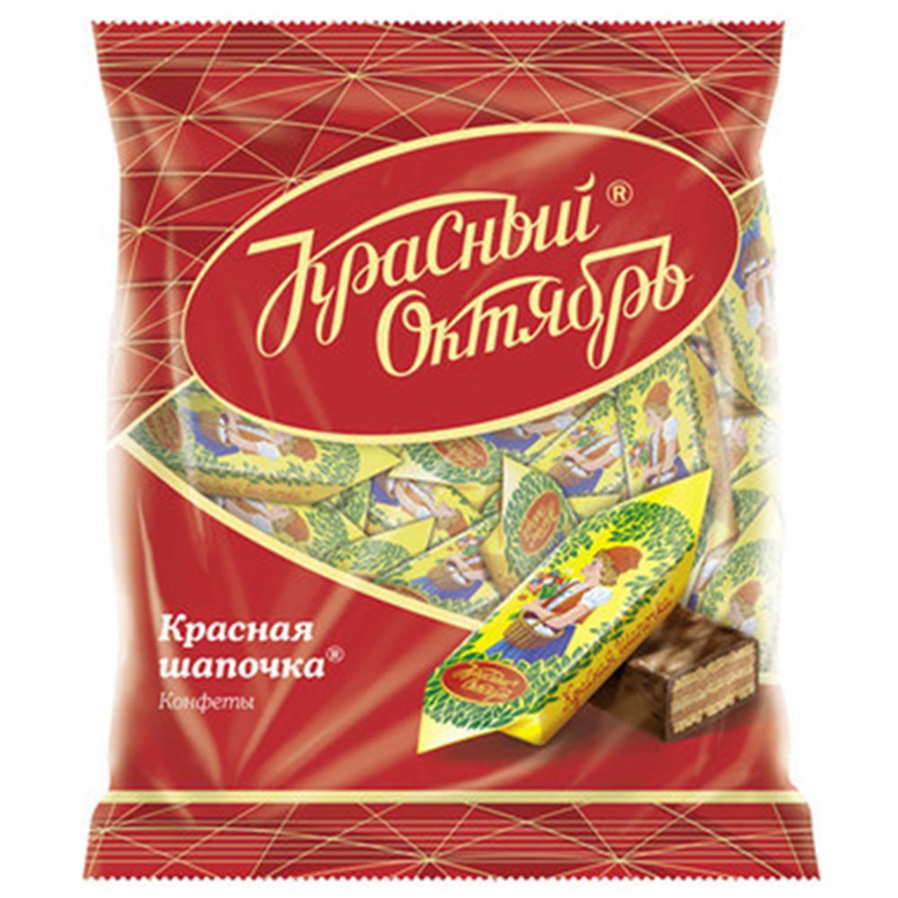 Red October Waffle Chocolate Traditional Russian Candy - Imported 250g (8.8oz) - Perfect for Gifts, Snacking & Russian Food Lovers