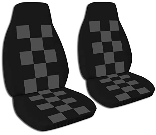 Black and Charcoal Checkers