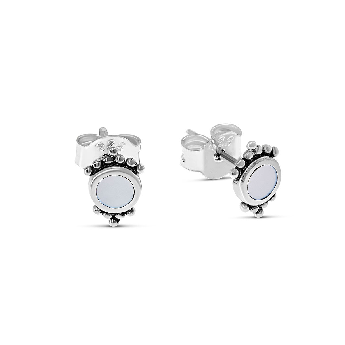 Mirage Shell Stud Earrings for Women - Dainty Pearl & Shell Studs - Hypoallergenic Jewelry Gift for Her | Perfect for Beach Weddings, Summer Outfits & Boho Fashion