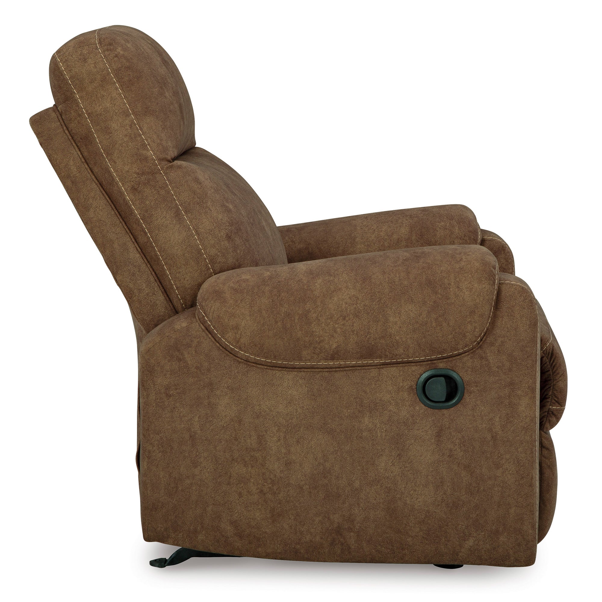Edenwold Rocker Recliner Chair - Comfortable Swivel Glider Reclining Chair with Padded Seat & Lumbar Support - Perfect for Nursery, Living Room & Home Theater Relaxation