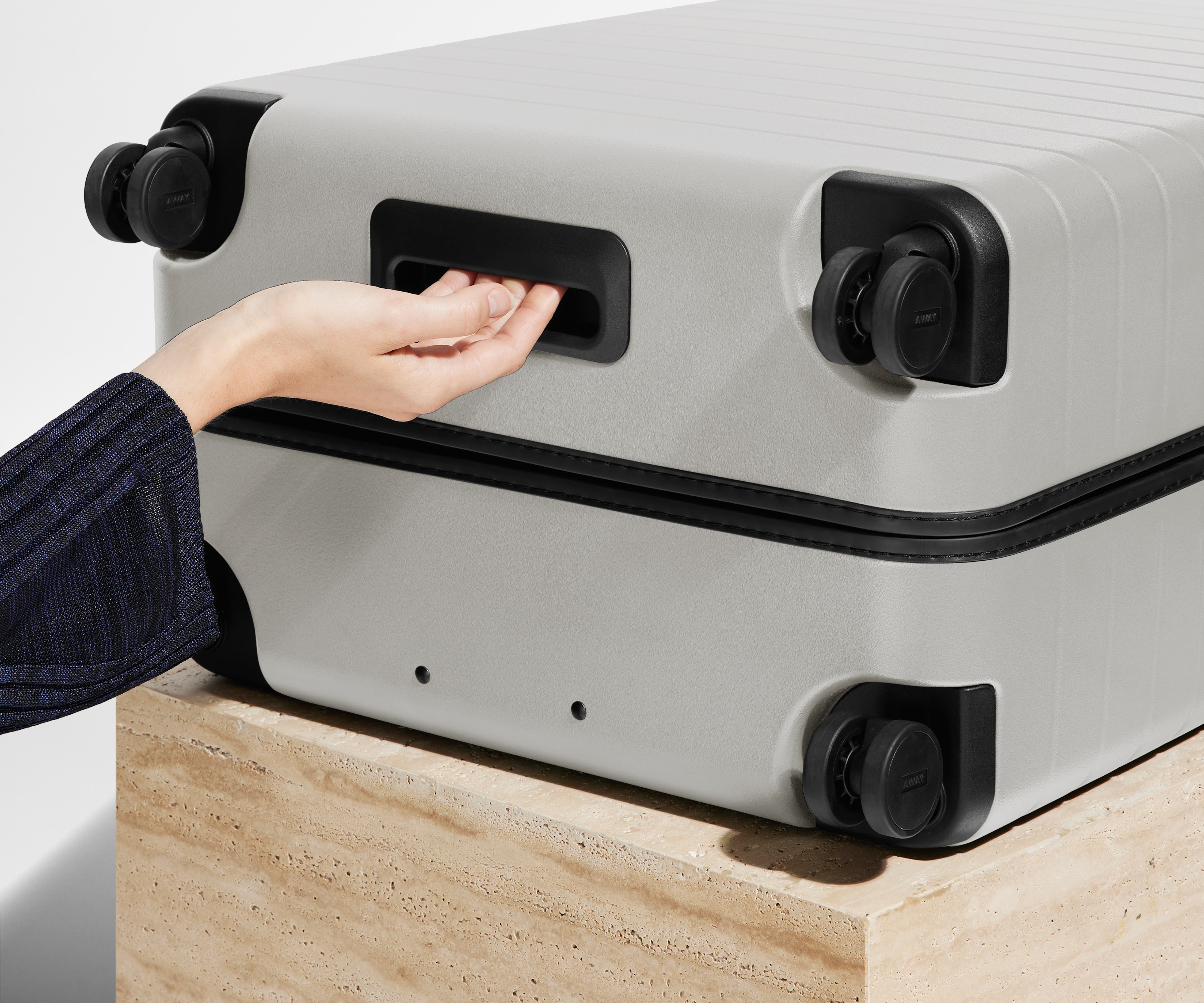 Large Cloud Gray Storage Bins - Durable Plastic Organizers for Home, Office & Closet Storage Solutions