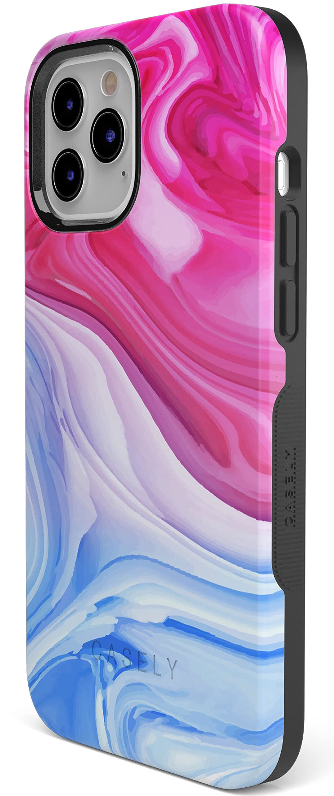 Casely iPhone 11 Pro Max Case - Stylish Marble Swirl Design for Land & Sea | Protective Phone Cover for Everyday Use, Travel & Outdoor Adventures