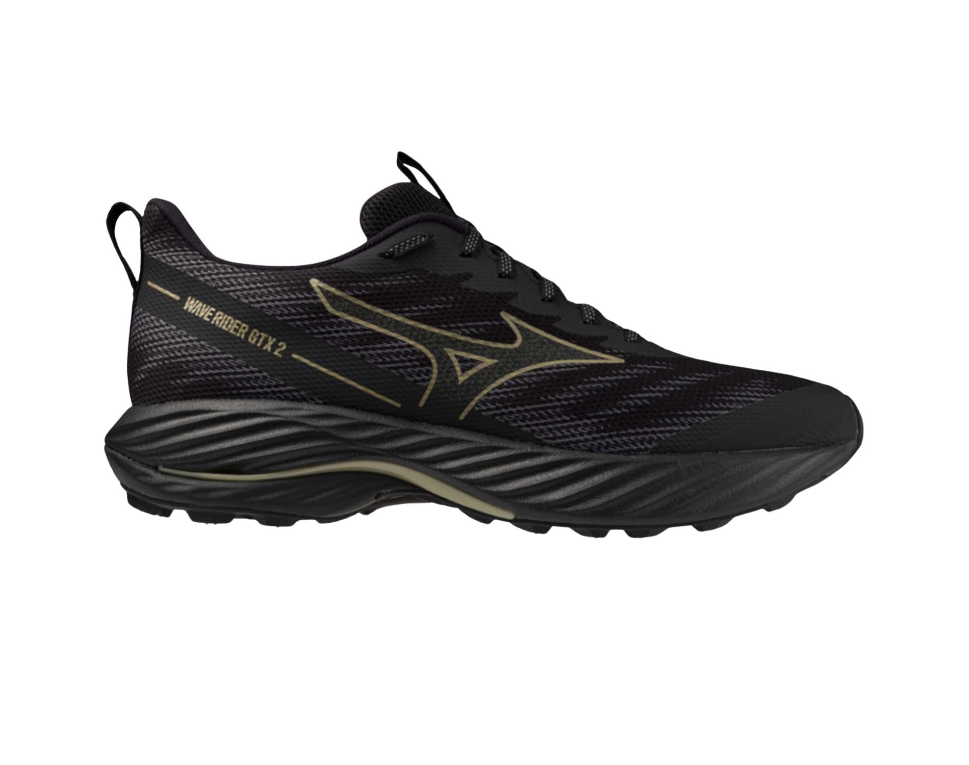 Mizuno Wave Rider GTX 2 Men's Running Shoes Wide Width - Waterproof Trail Running & Hiking Shoes for Outdoor Sports