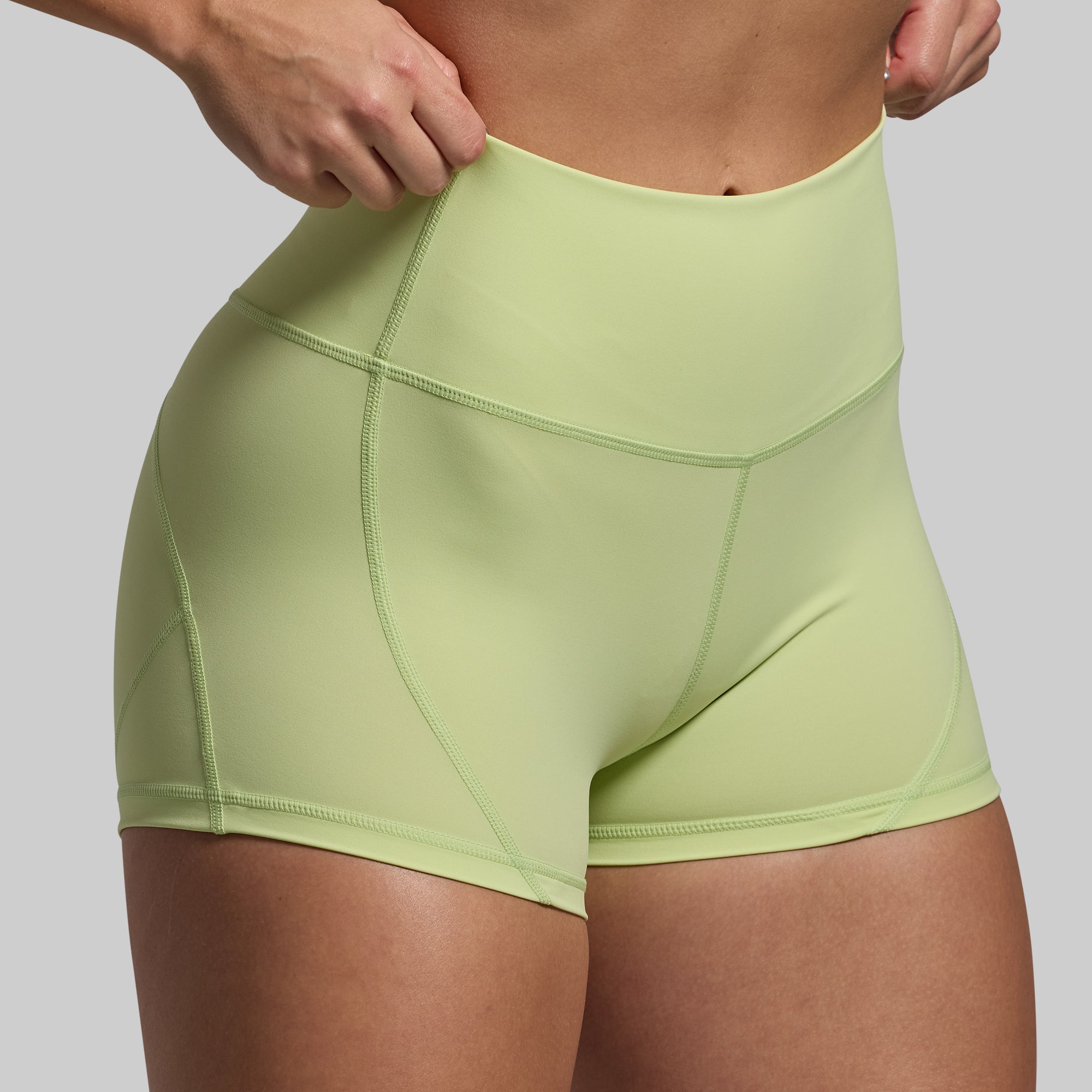 Sexy High Waisted Booty Shorts Set with Glow Effect - Perfect for Gym, Yoga, and Summer Outfits