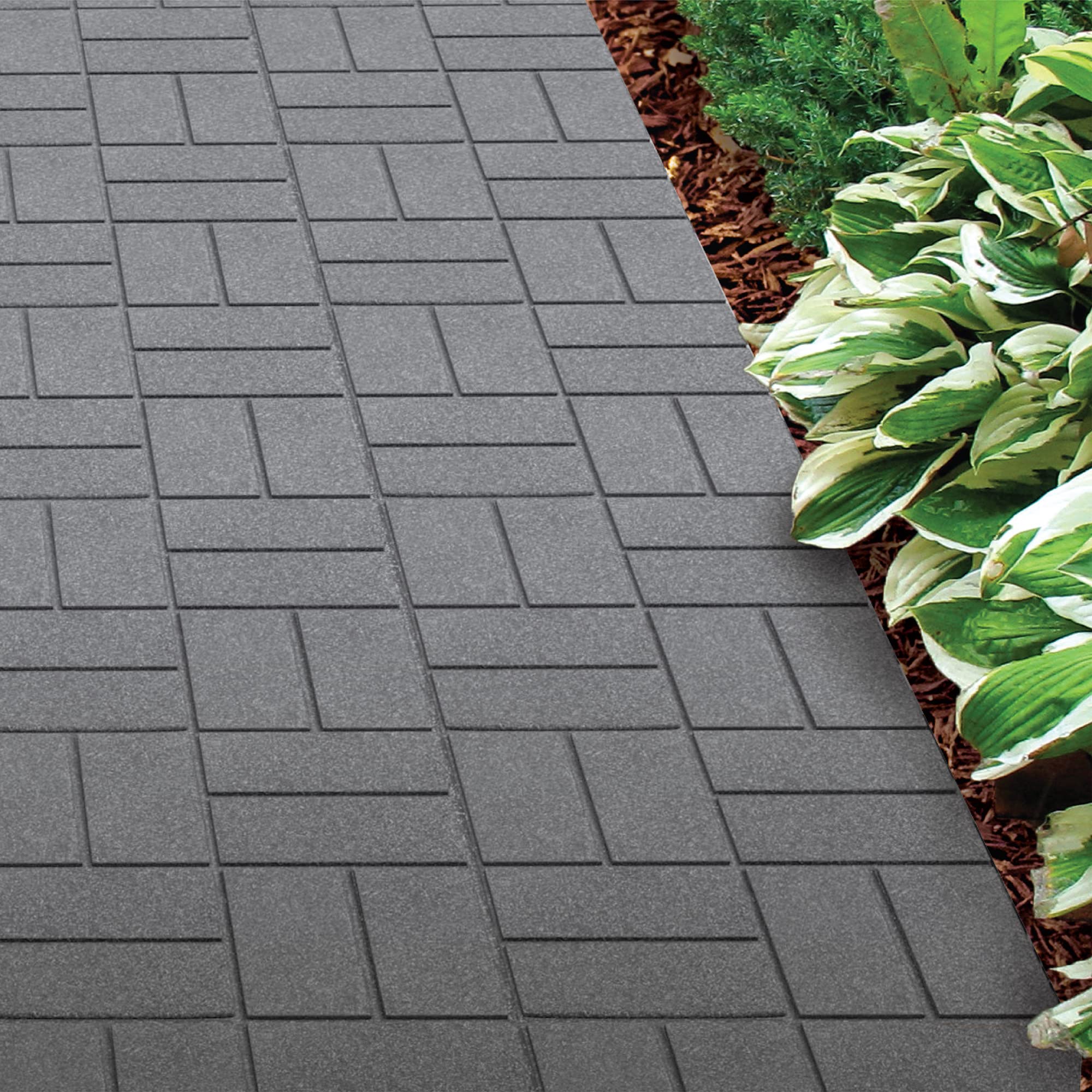 Rubberific Dual-Sided Rubber Paver Tile - 16